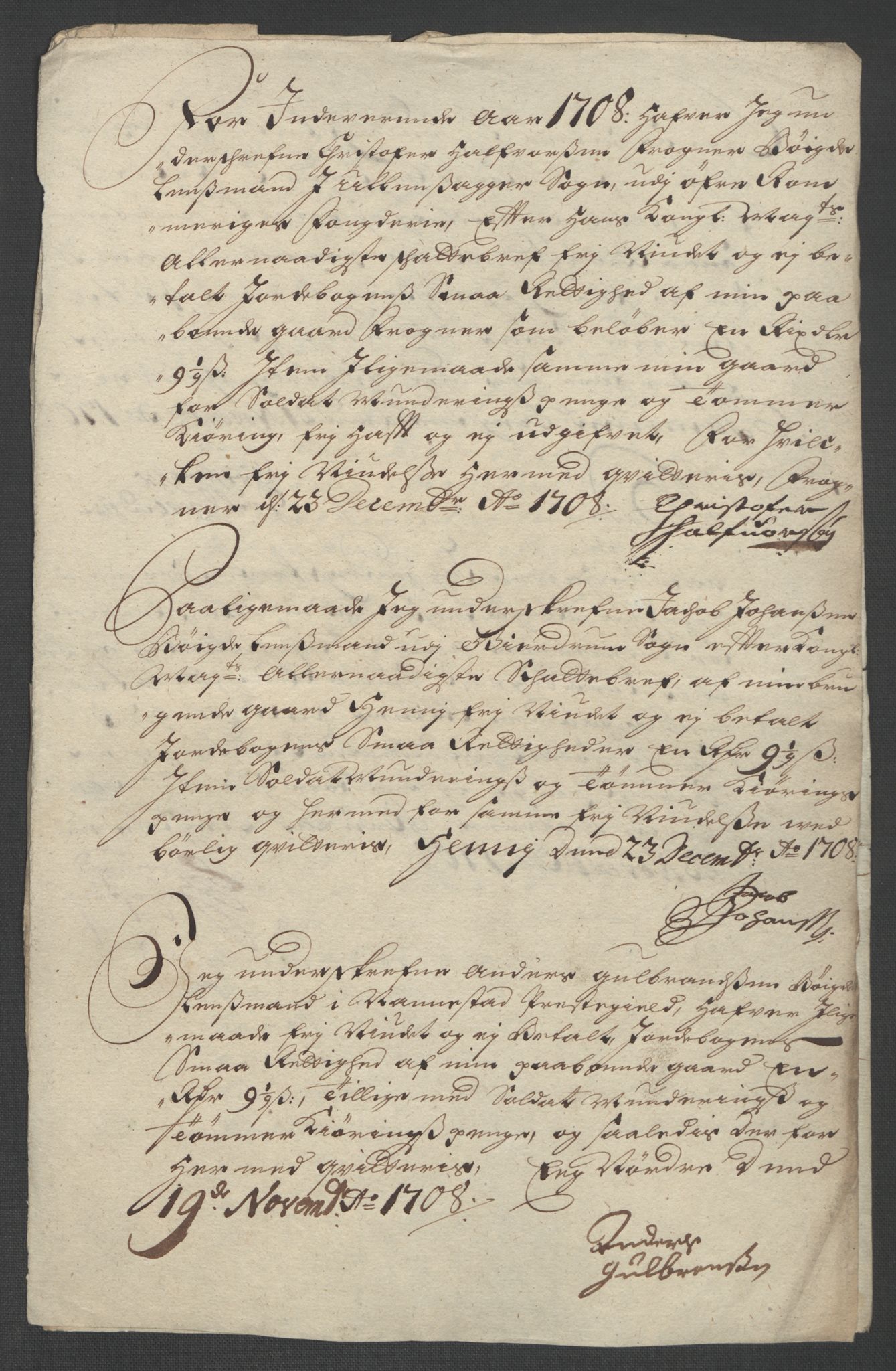 Rentekammeret inntil 1814, Reviderte regnskaper, Fogderegnskap, RA/EA-4092/R12/L0719: Fogderegnskap Øvre Romerike, 1708-1709, p. 31