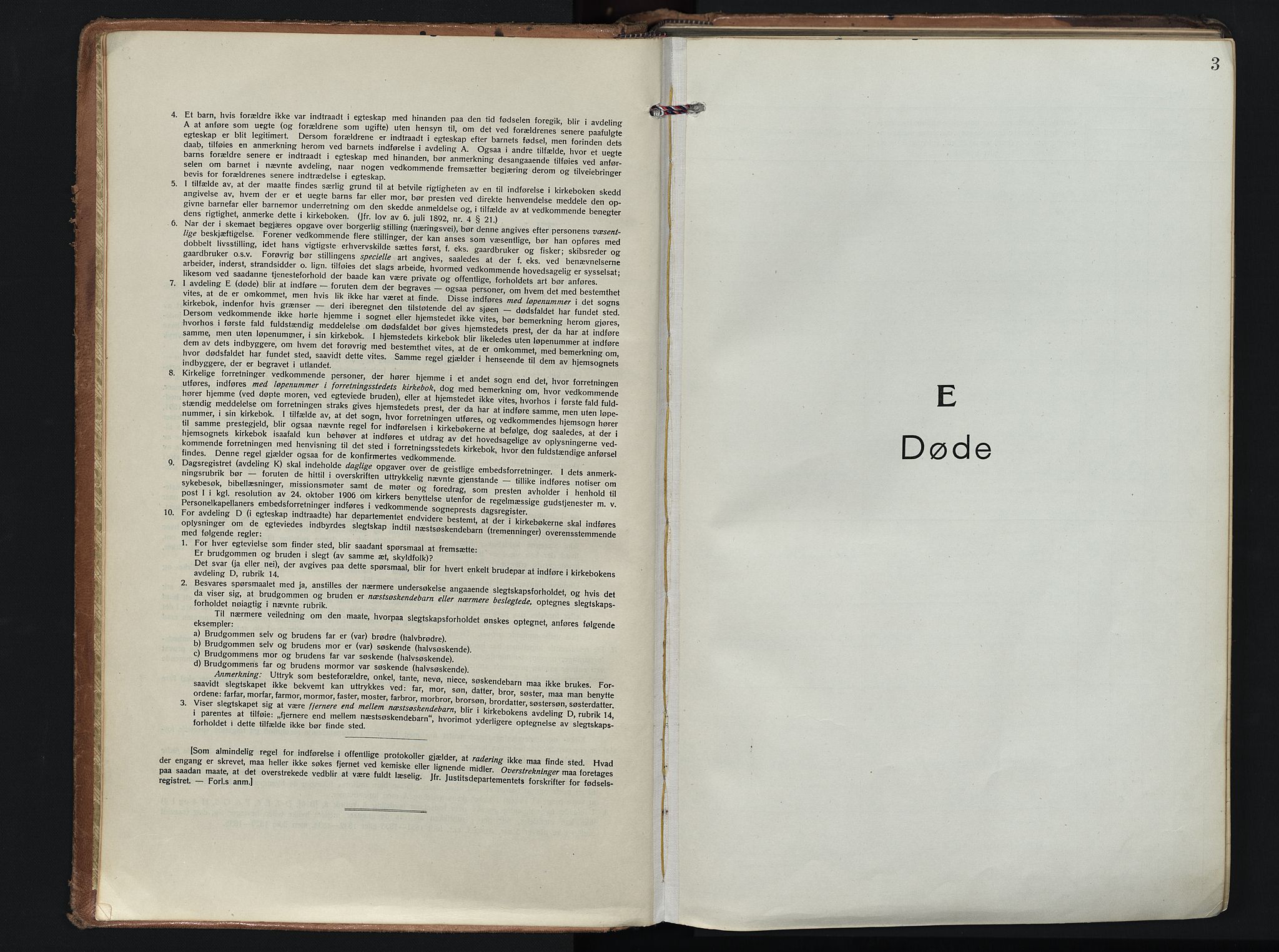 Vestre Bærum prestekontor Kirkebøker, AV/SAO-A-10209a/F/Fa/L0005: Parish register (official) no. 5, 1922-1962, p. 3