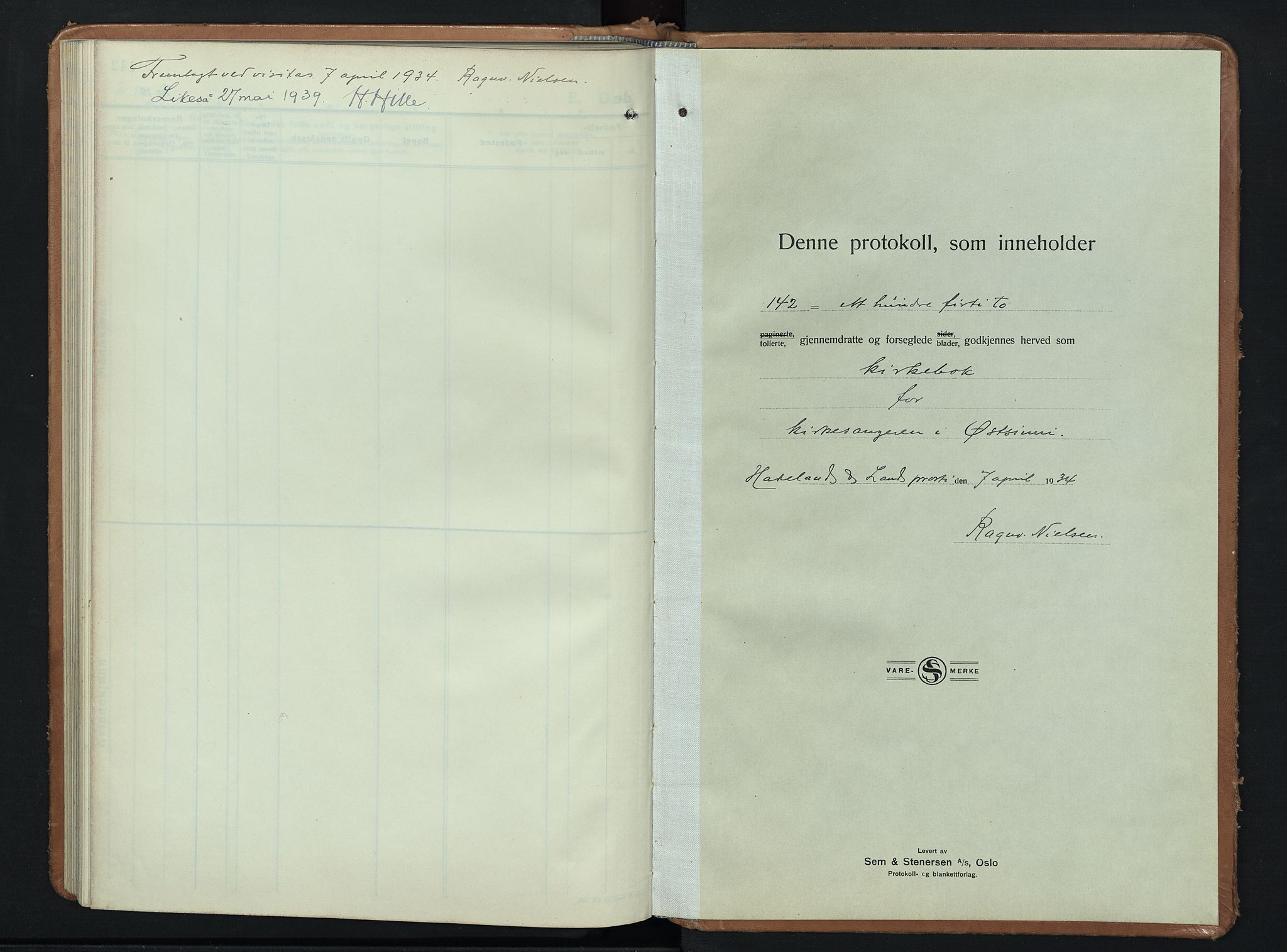 Nordre Land prestekontor, SAH/PREST-124/H/Ha/Hab/L0003: Parish register (copy) no. 3, 1932-1946