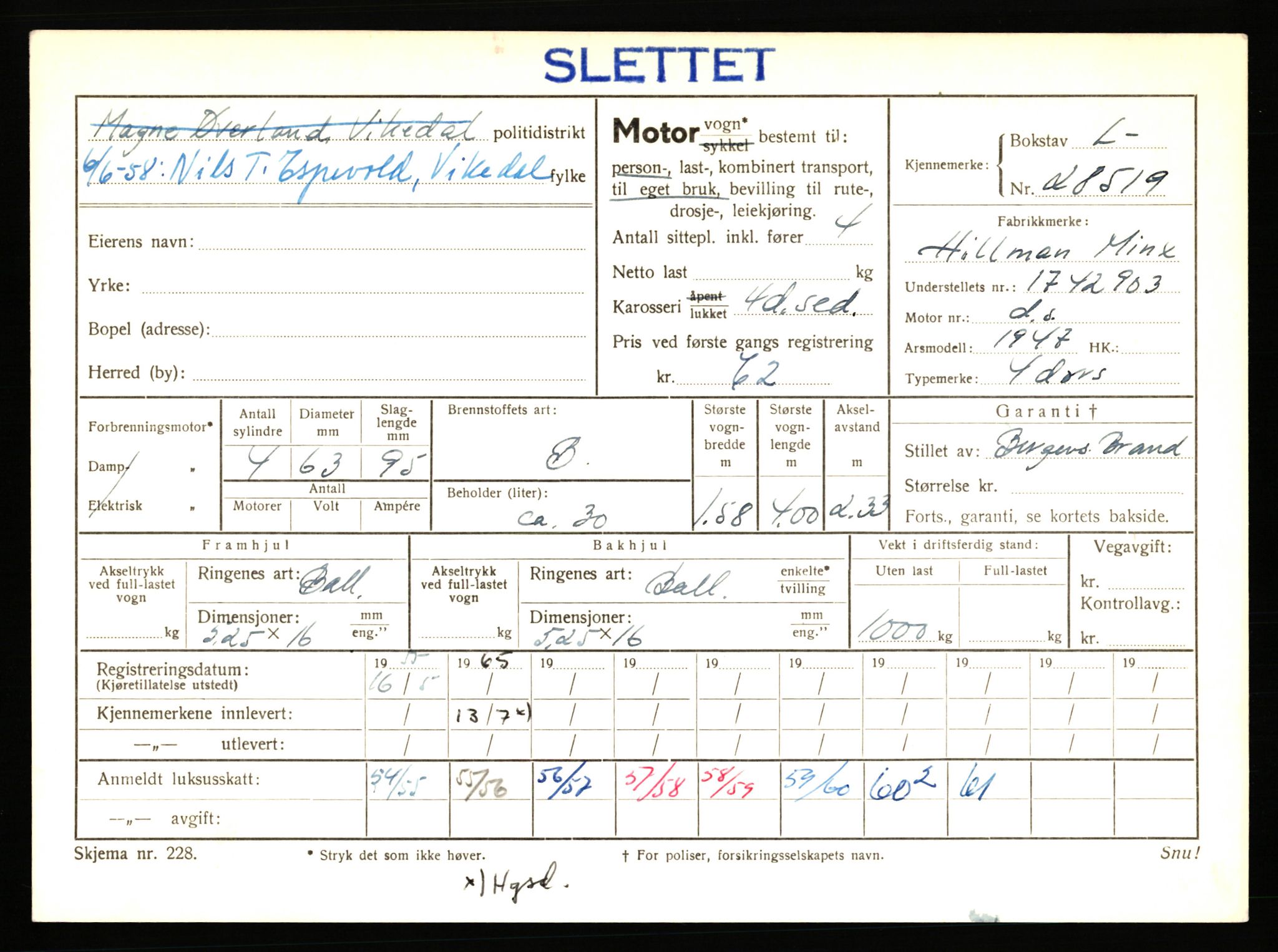 Stavanger trafikkstasjon, AV/SAST-A-101942/0/F/L0047: L-28400 - L-29099, 1930-1971, p. 357