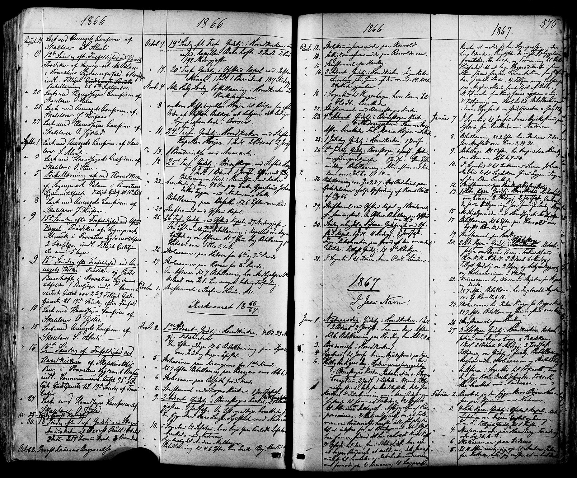 Ministerialprotokoller, klokkerbøker og fødselsregistre - Sør-Trøndelag, SAT/A-1456/665/L0772: Parish register (official) no. 665A07, 1856-1878, p. 575