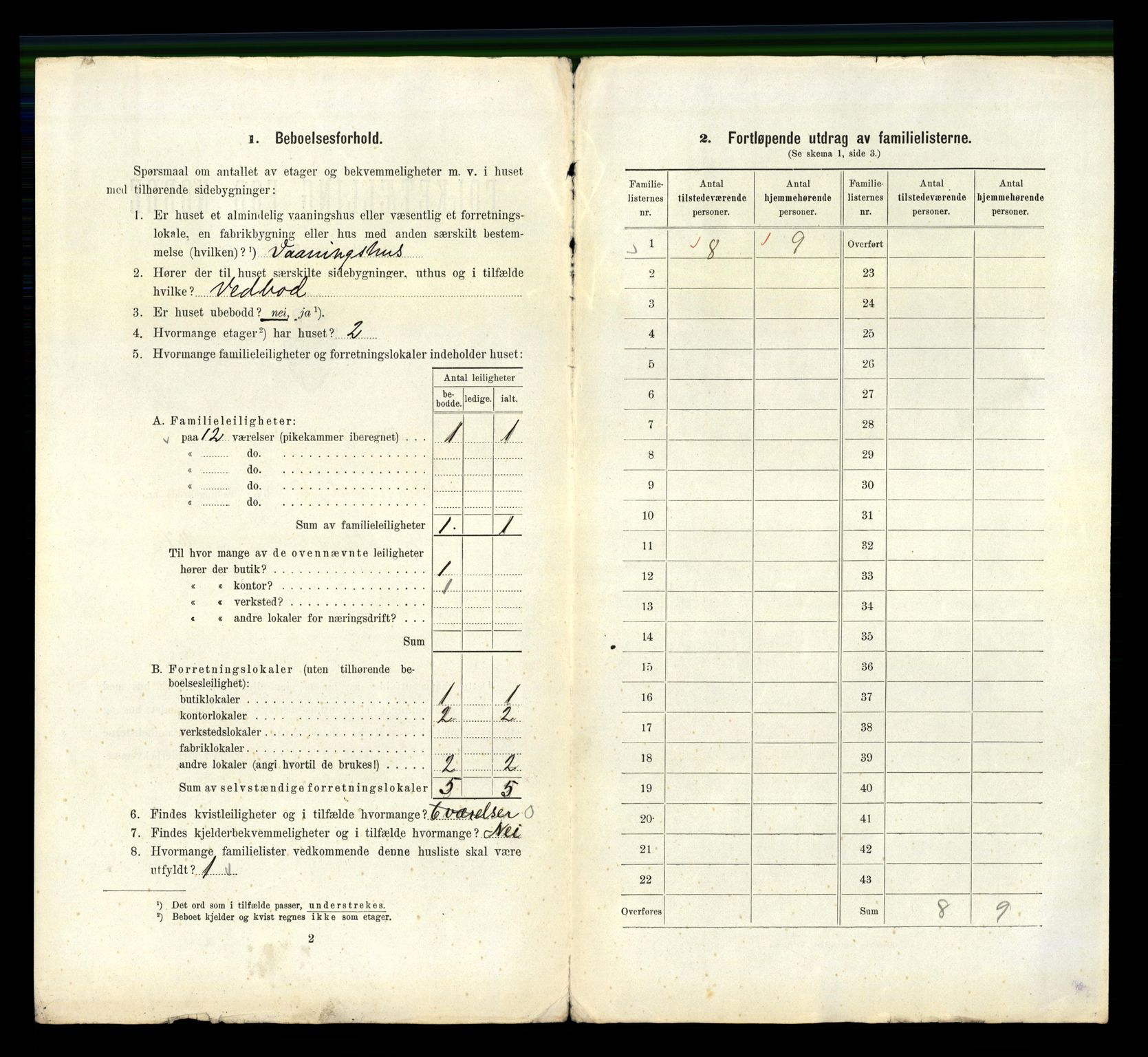 RA, 1910 census for Kristiansund, 1910, p. 7622