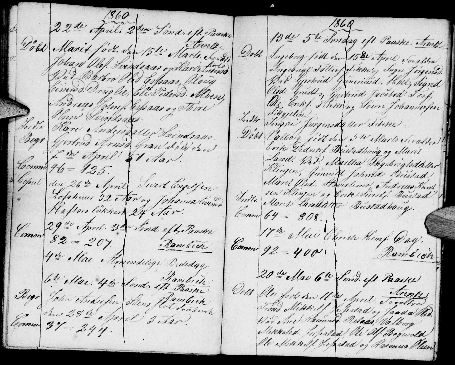 Meldal sokneprestkontor, AV/SAT-A-1123/1/I/I1/I1f/L0008: Parish register draft no. 672I1F, 1827-1866