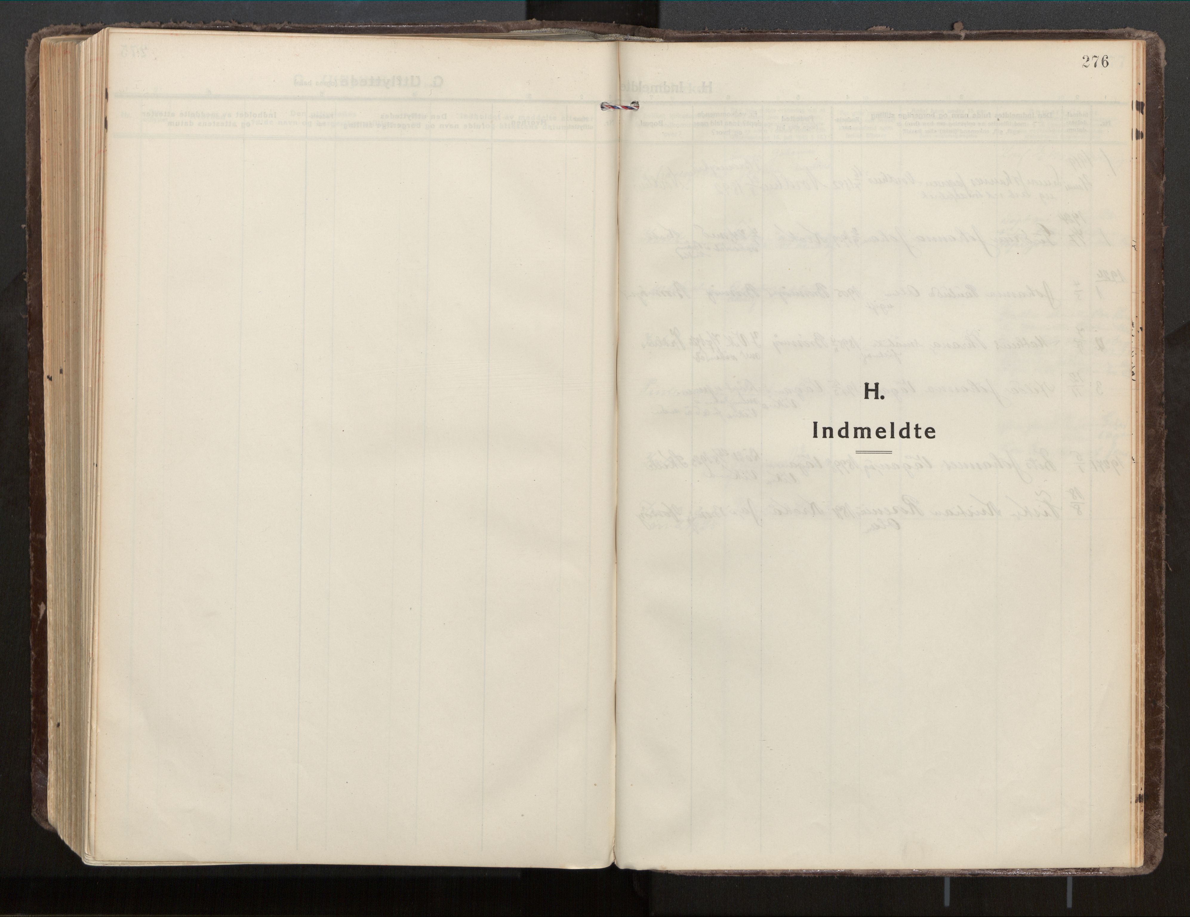 Ministerialprotokoller, klokkerbøker og fødselsregistre - Nordland, SAT/A-1459/813/L0207a: Parish register (official) no. 813A18, 1919-1927, p. 276