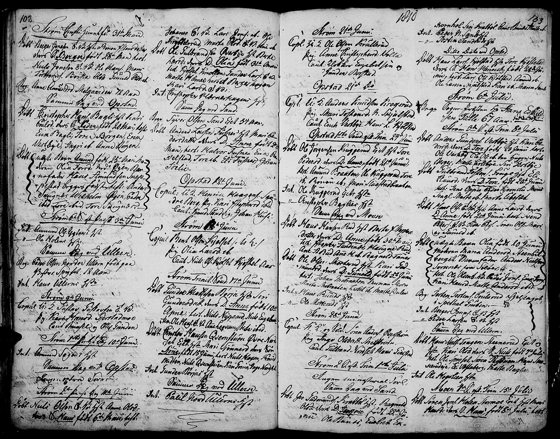 Strøm-Odalen prestekontor, AV/SAH-PREST-028/H/Ha/Haa/L0004: Parish register (official) no. 4, 1804-1810, p. 102-103