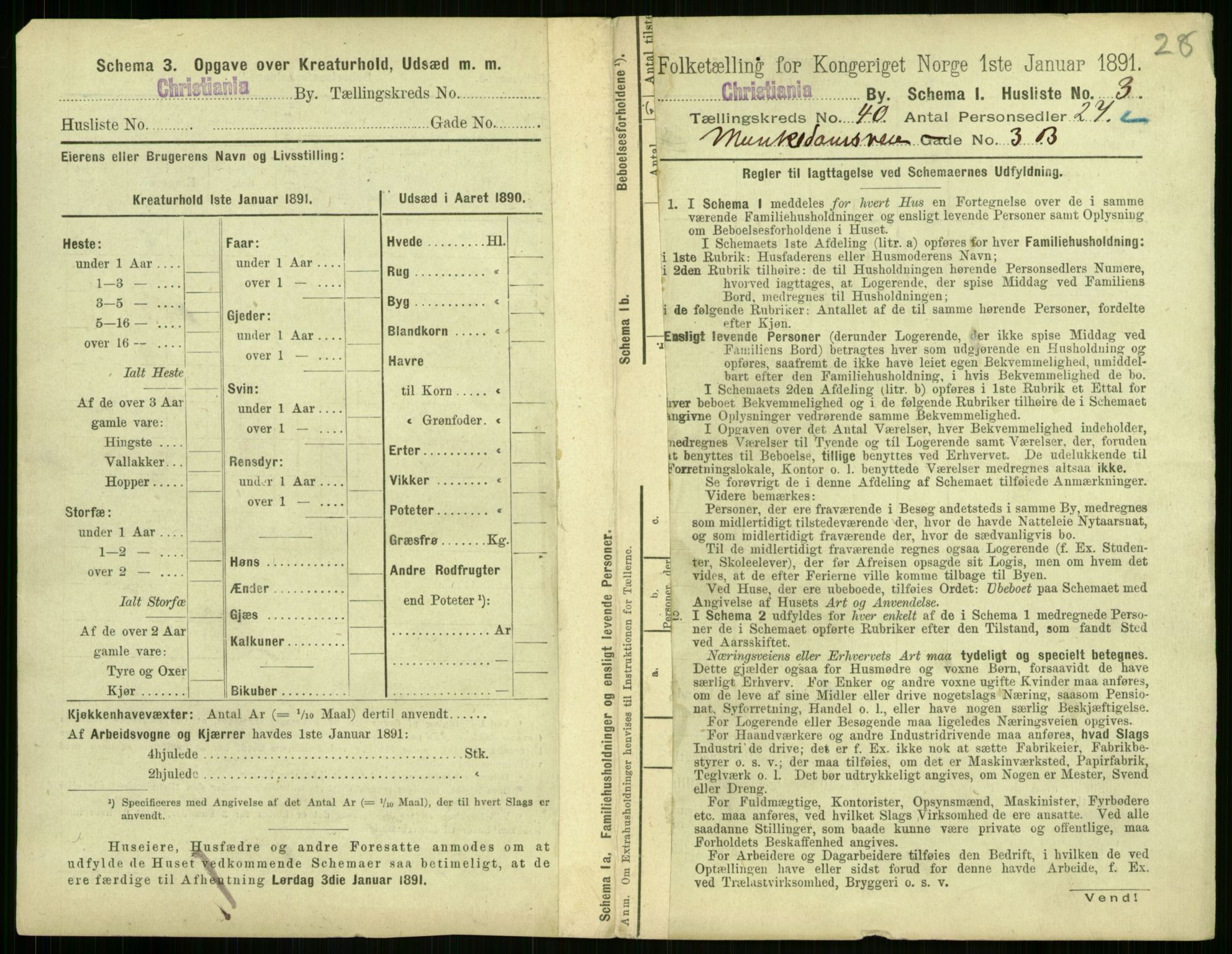 RA, 1891 census for 0301 Kristiania, 1891, p. 22728