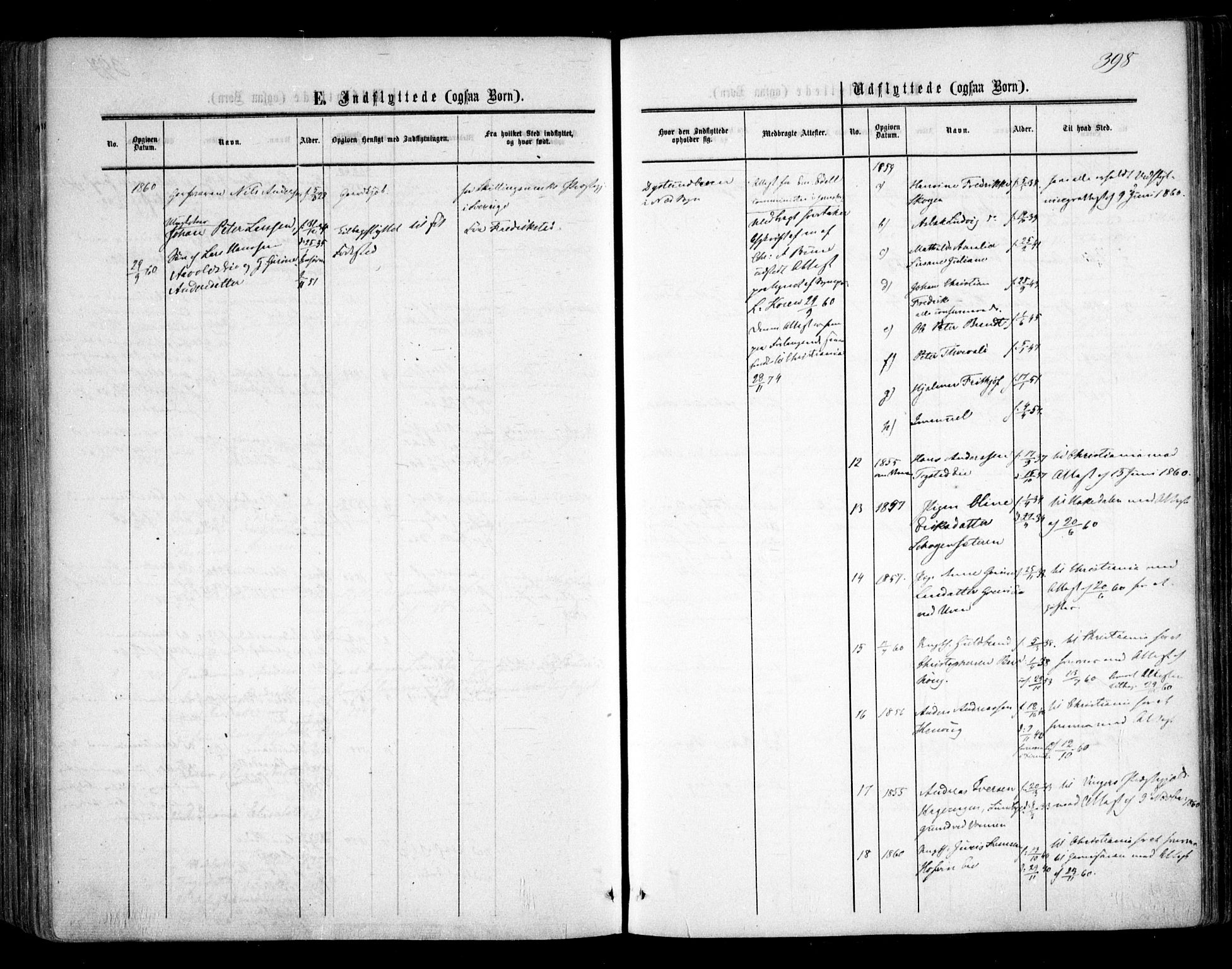 Nes prestekontor Kirkebøker, SAO/A-10410/F/Fa/L0008: Parish register (official) no. I 8, 1859-1874, p. 398