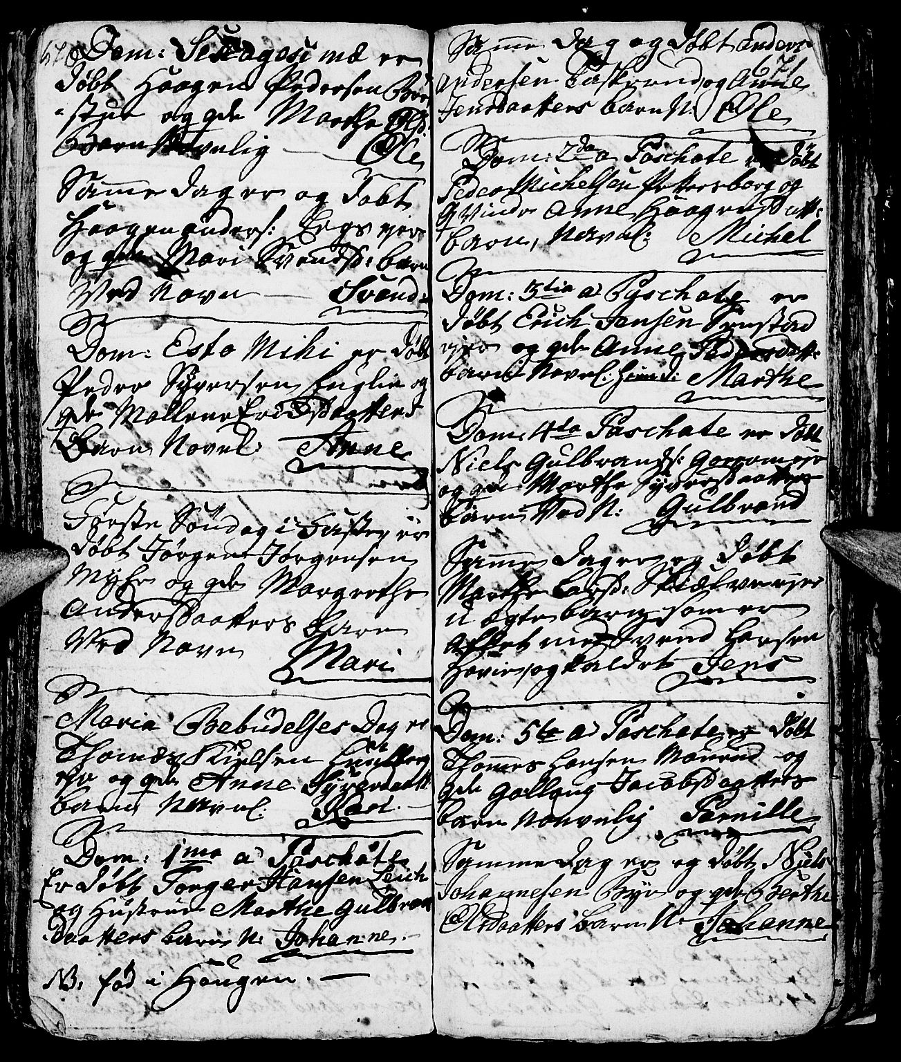 Nes prestekontor, Hedmark, AV/SAH-PREST-020/L/La/L0001: Parish register (copy) no. 1, 1663-1784, p. 670-671