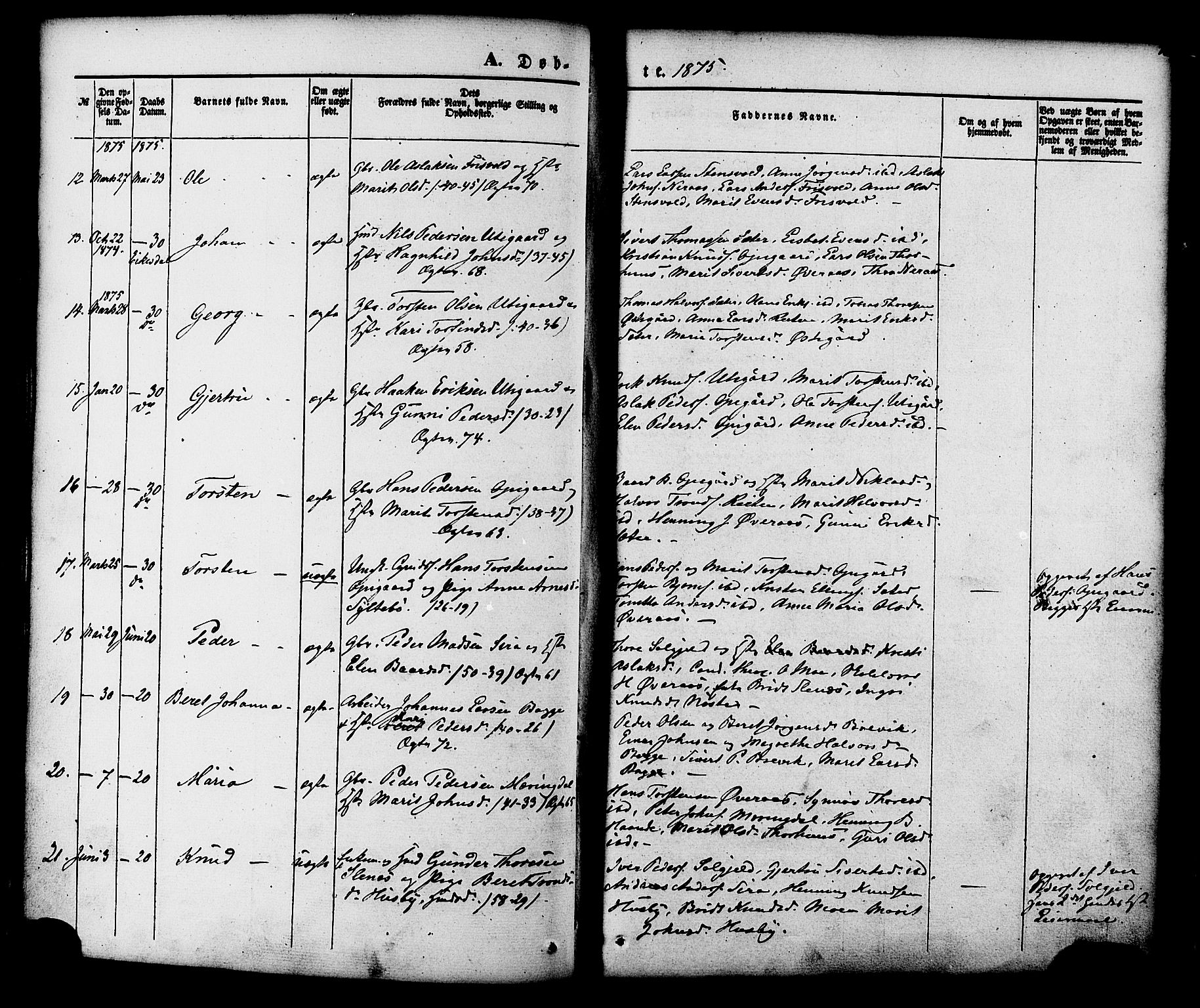 Ministerialprotokoller, klokkerbøker og fødselsregistre - Møre og Romsdal, AV/SAT-A-1454/552/L0637: Parish register (official) no. 552A01, 1845-1879, p. 76