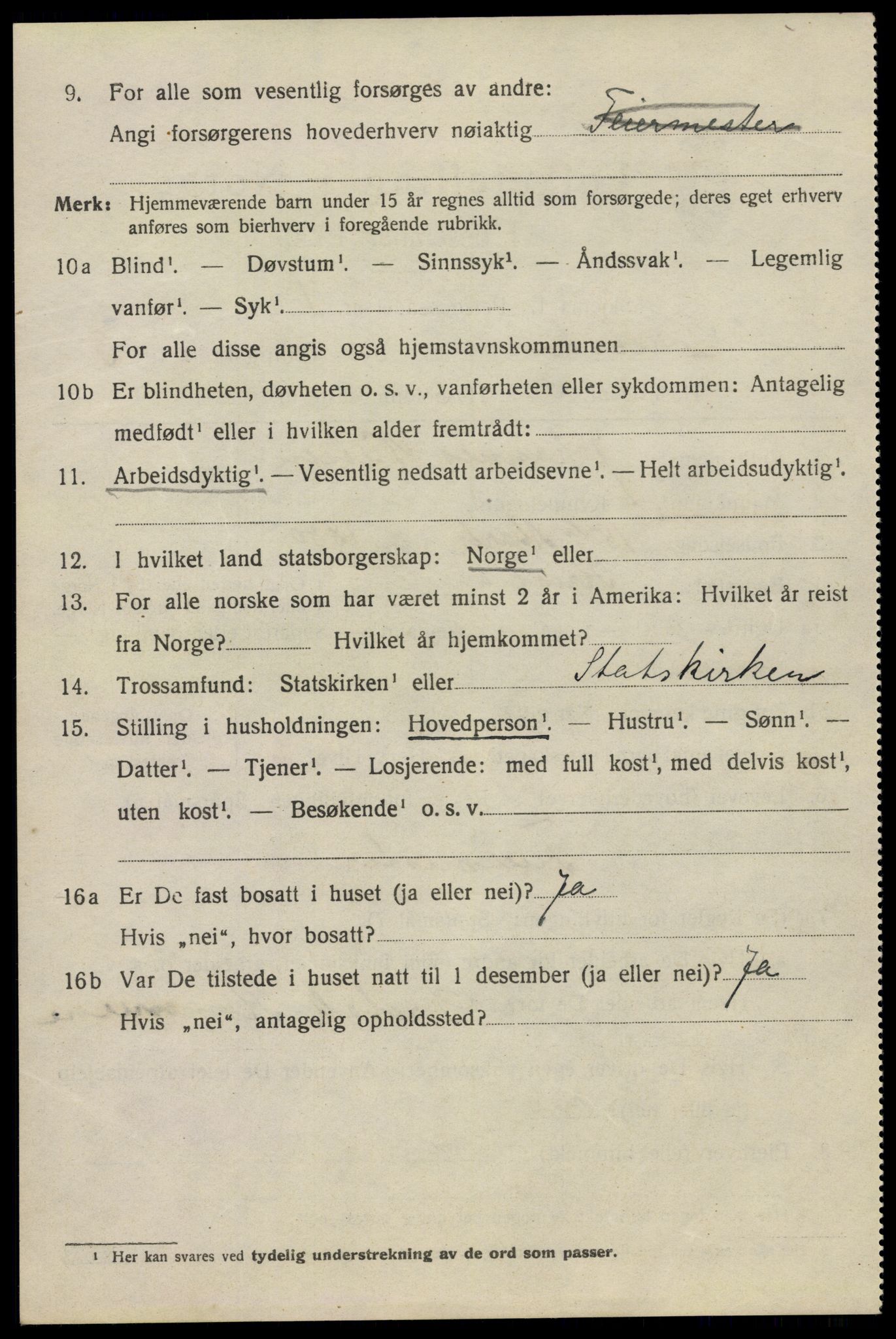 SAO, 1920 census for Drøbak, 1920, p. 3404