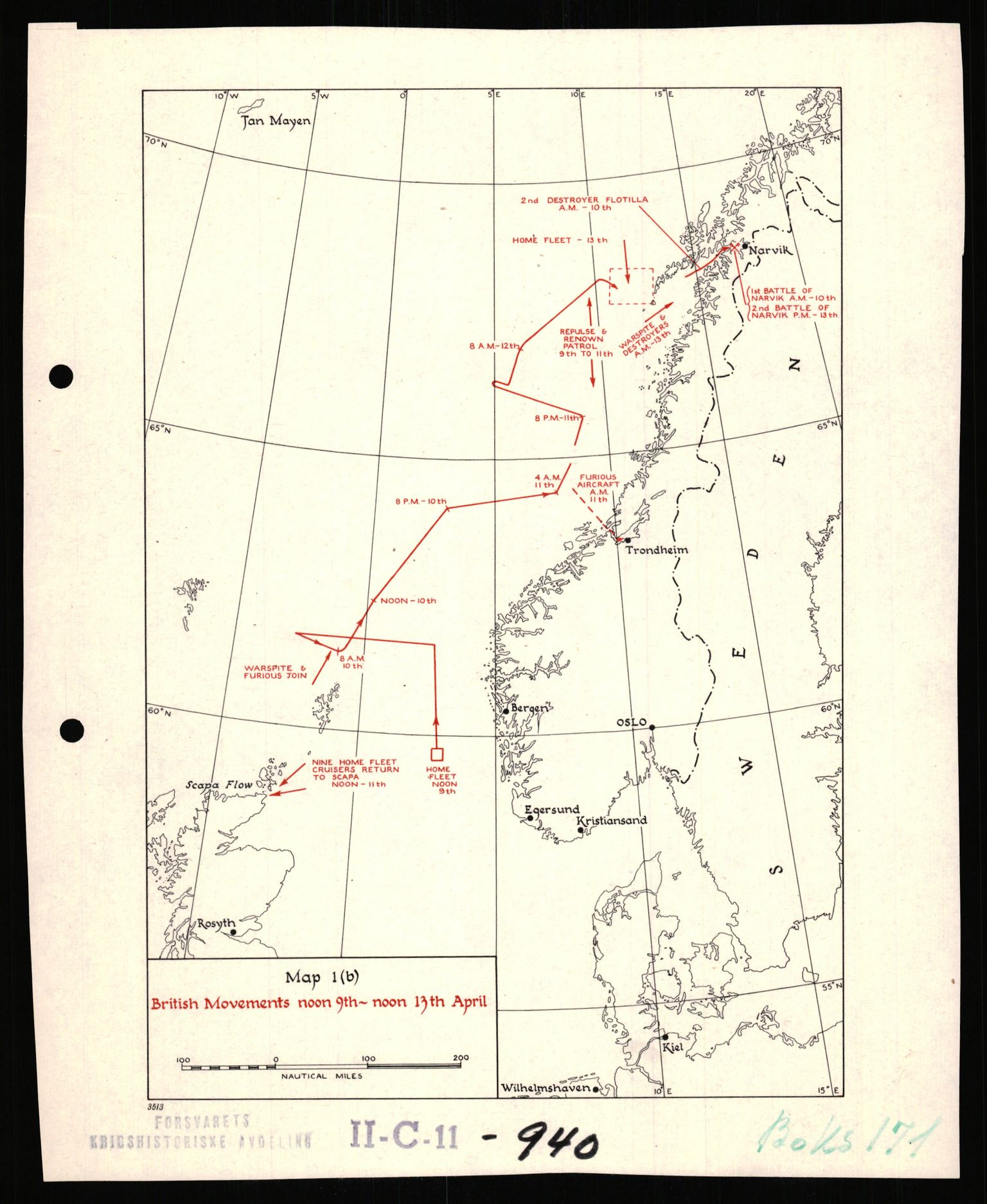 Forsvaret, Forsvarets krigshistoriske avdeling, RA/RAFA-2017/Y/Yd/L0171: II-C-11-940  -  Storbritannia., 1939-1947, p. 275