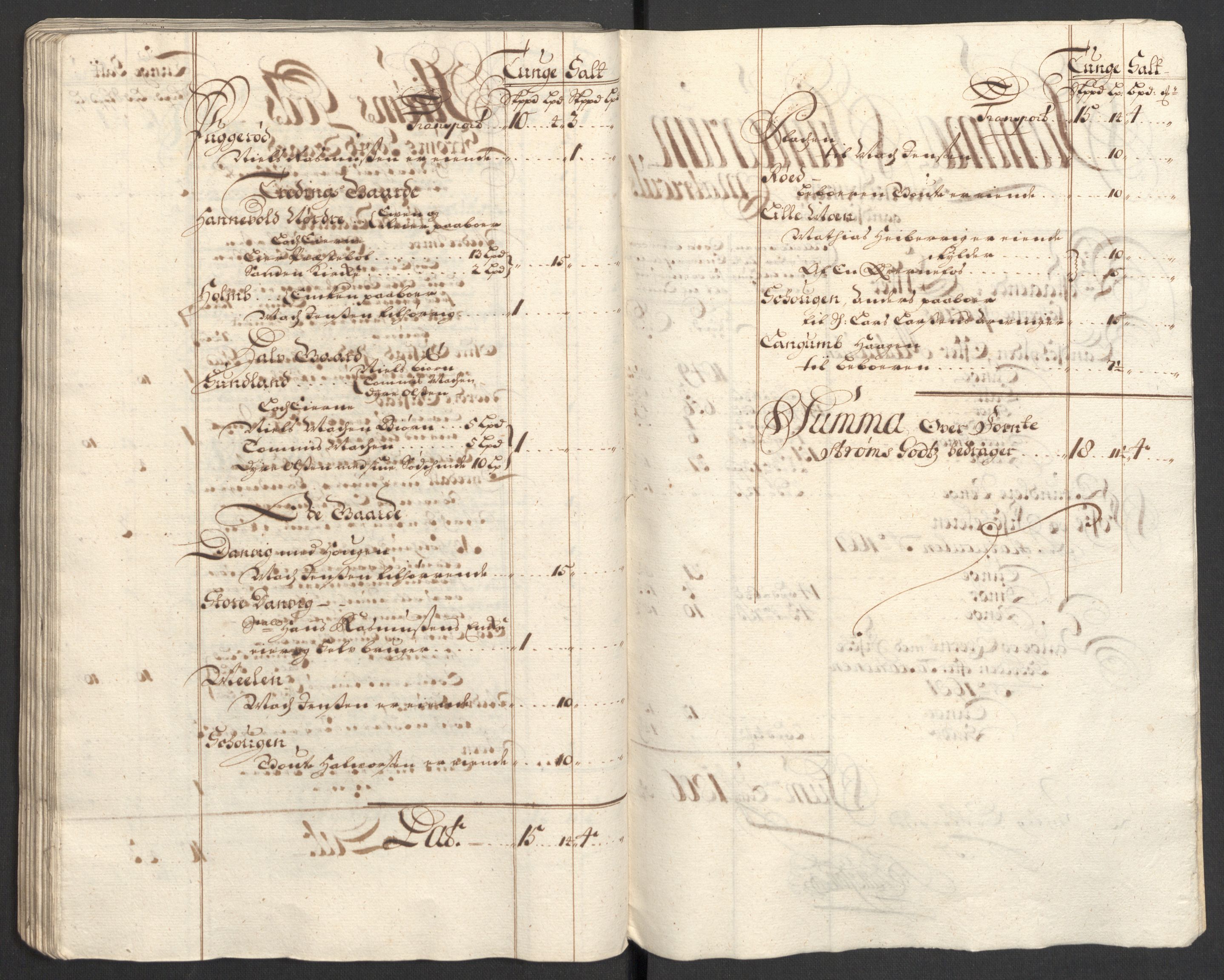 Rentekammeret inntil 1814, Reviderte regnskaper, Fogderegnskap, RA/EA-4092/R32/L1872: Fogderegnskap Jarlsberg grevskap, 1706-1707, p. 123