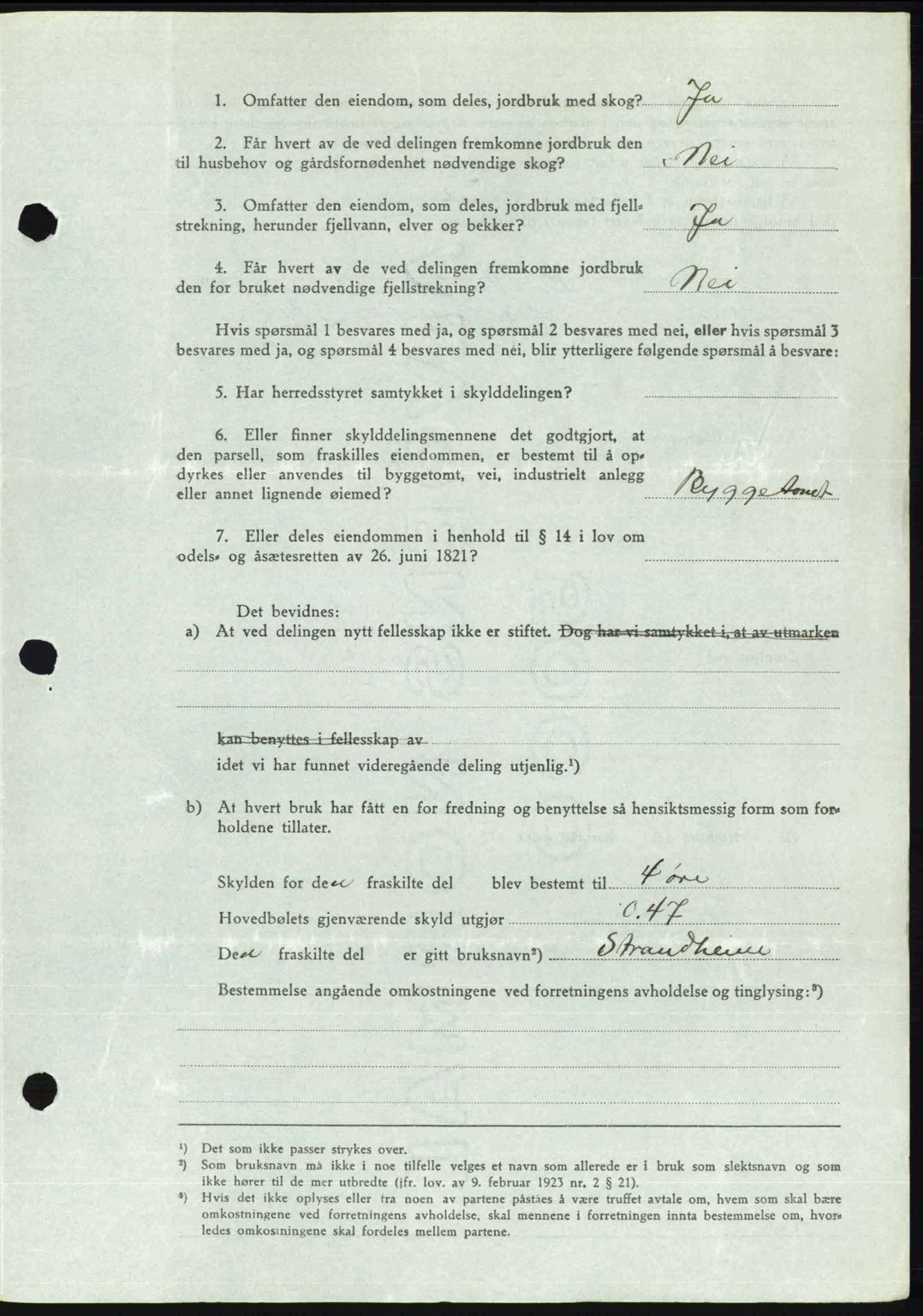 Romsdal sorenskriveri, AV/SAT-A-4149/1/2/2C: Mortgage book no. A21, 1946-1946, Diary no: : 2400/1946