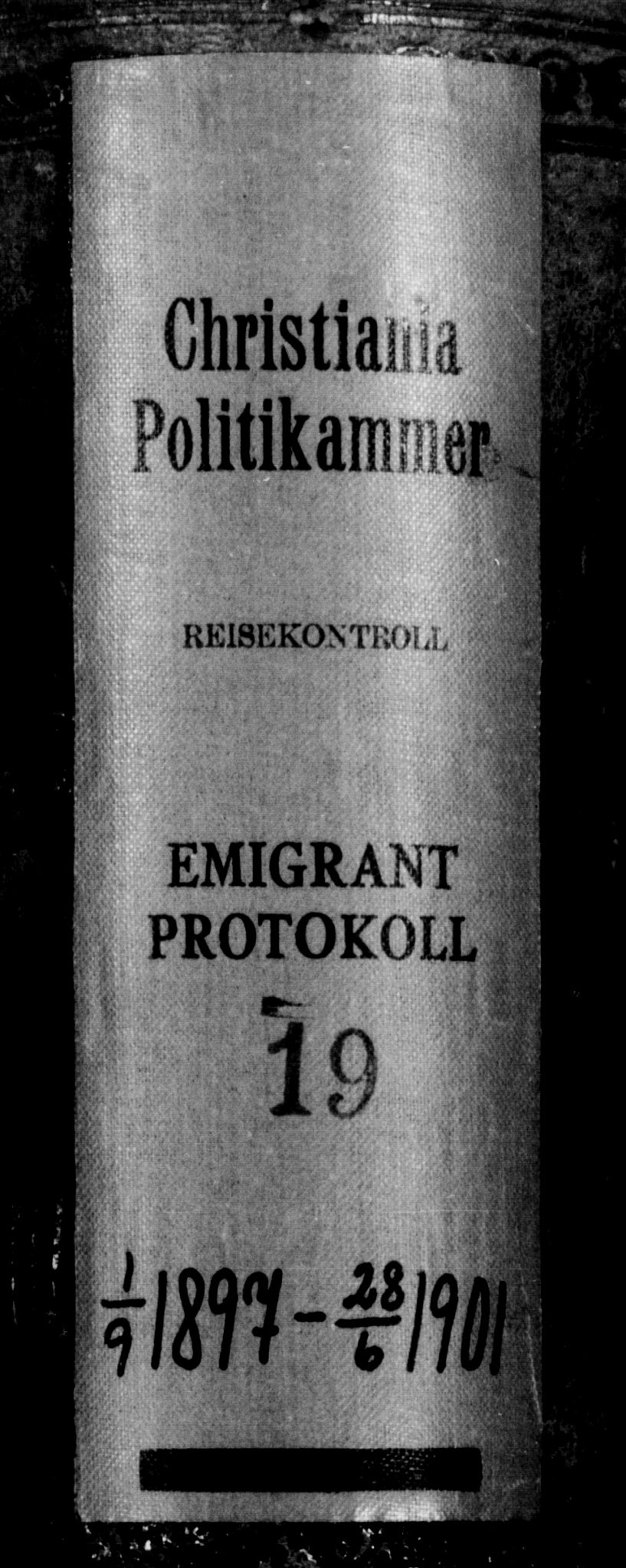 Oslo politidistrikt, SAO/A-10085/E/Ee/Eef/L0019: Emigrantprotokoll, 1897-1901