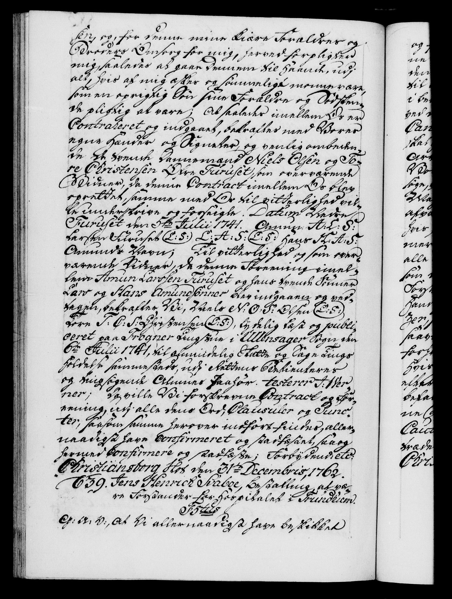 Danske Kanselli 1572-1799, AV/RA-EA-3023/F/Fc/Fca/Fcaa/L0041: Norske registre, 1760-1762, p. 883b