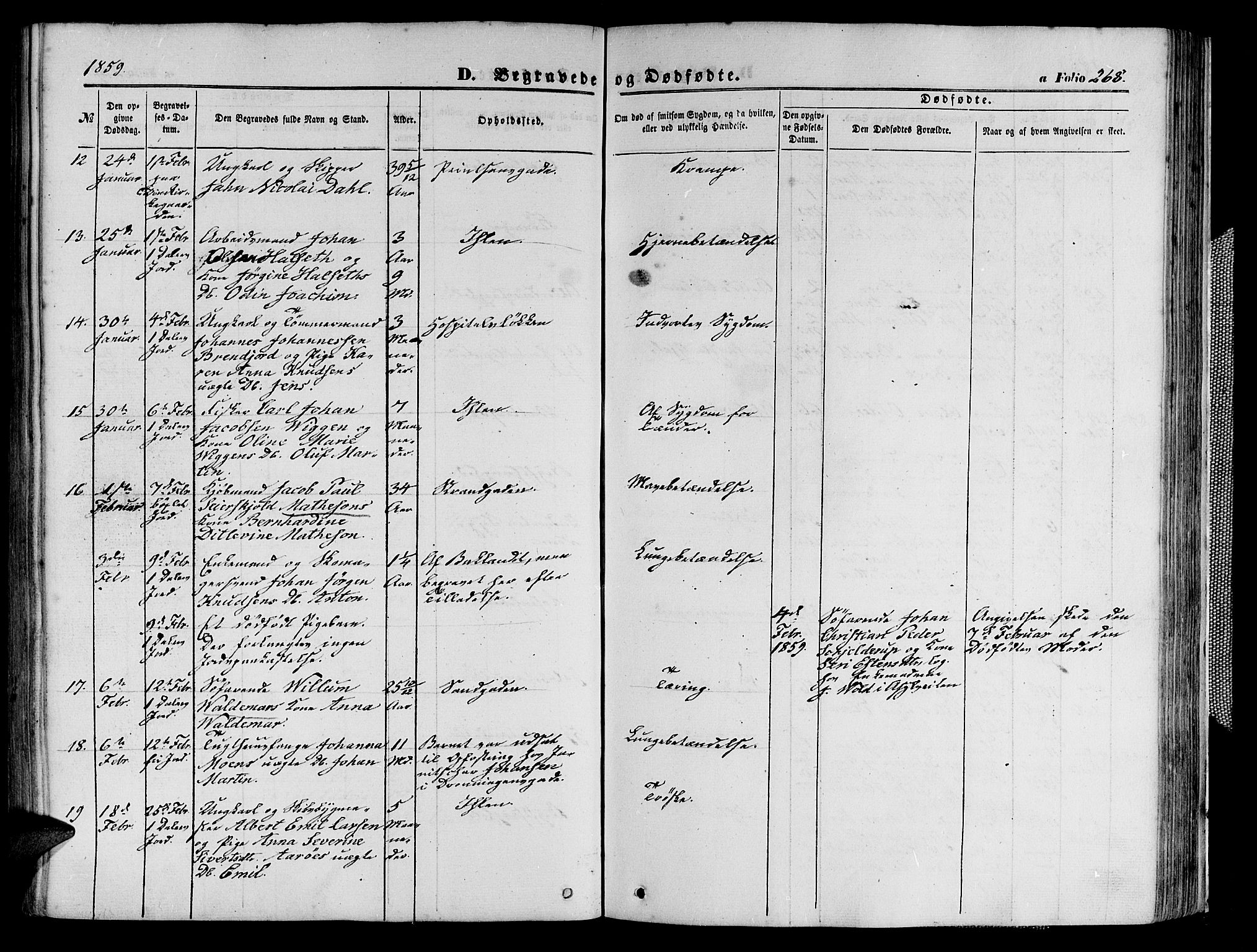 Ministerialprotokoller, klokkerbøker og fødselsregistre - Sør-Trøndelag, SAT/A-1456/602/L0139: Parish register (copy) no. 602C07, 1859-1864, p. 268