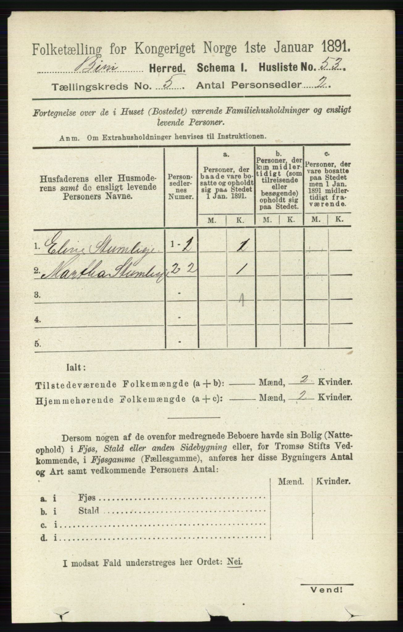 RA, 1891 census for 0525 Biri, 1891, p. 1781