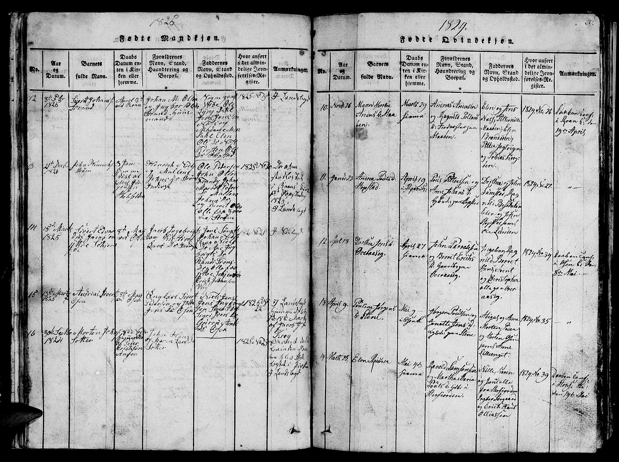 Ministerialprotokoller, klokkerbøker og fødselsregistre - Sør-Trøndelag, SAT/A-1456/657/L0714: Parish register (copy) no. 657C01, 1818-1868, p. 35