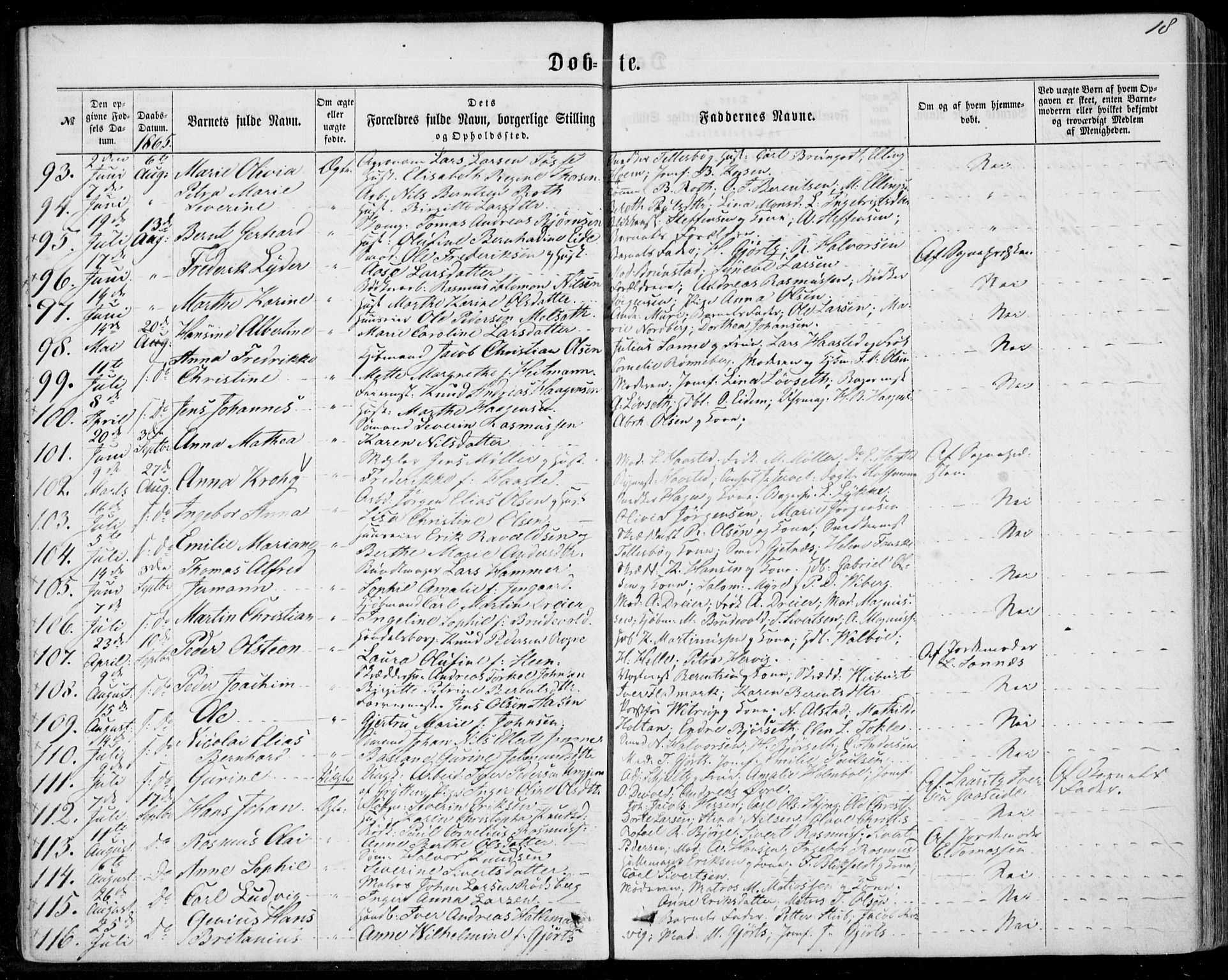 Ministerialprotokoller, klokkerbøker og fødselsregistre - Møre og Romsdal, AV/SAT-A-1454/529/L0452: Parish register (official) no. 529A02, 1864-1871, p. 18