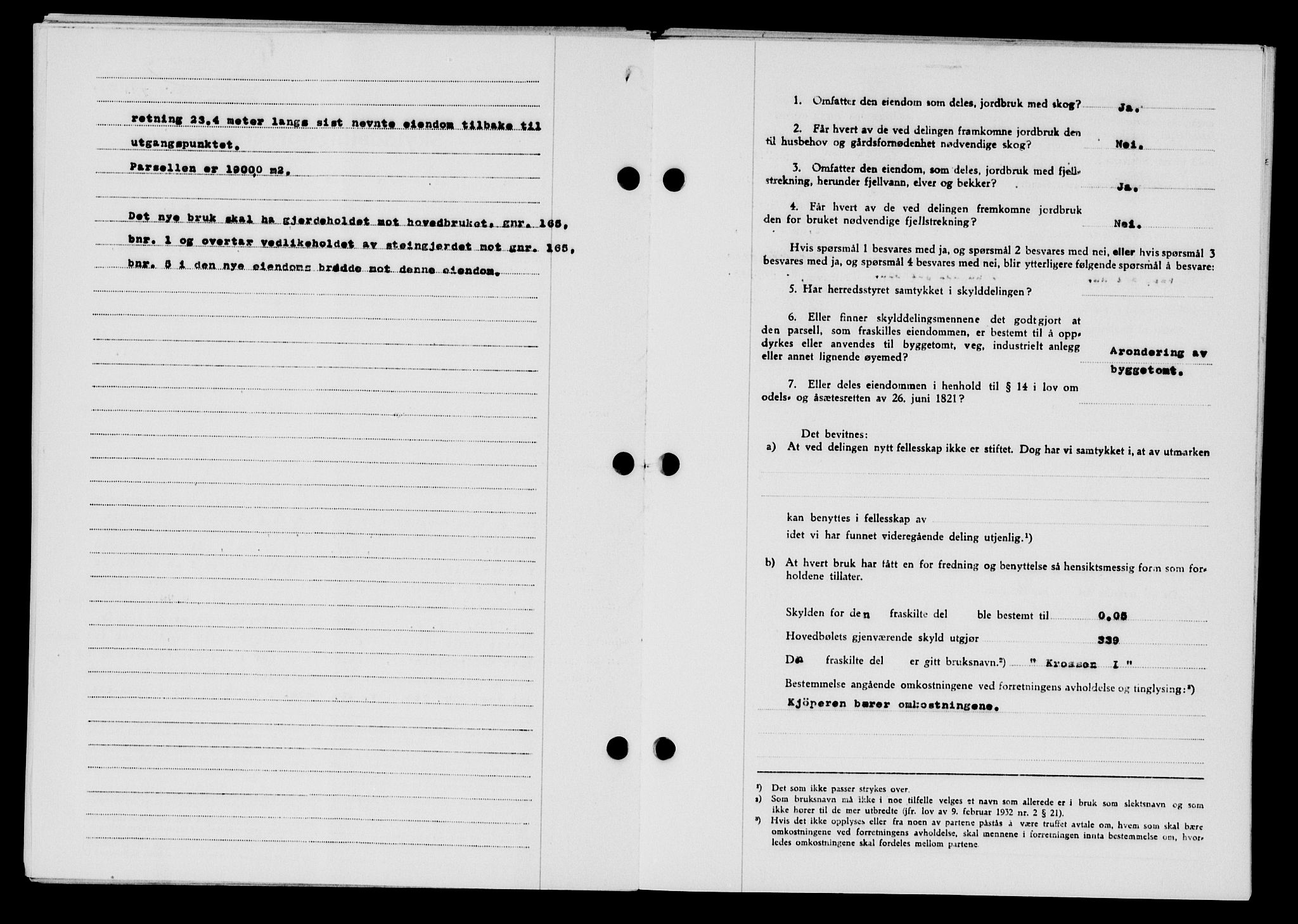 Lyngdal sorenskriveri, AV/SAK-1221-0004/G/Gb/L0676: Mortgage book no. A XXII, 1957-1957, Diary no: : 725/1957