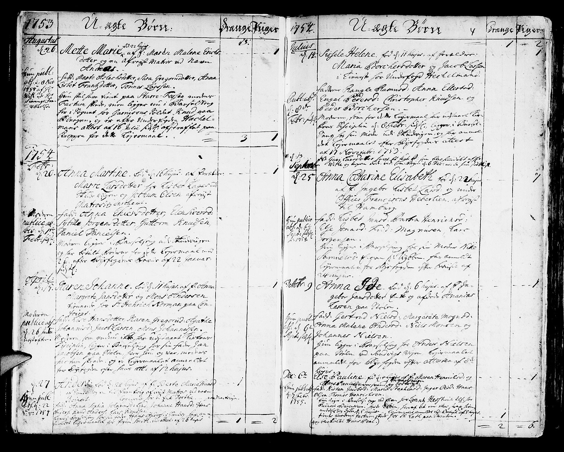Korskirken sokneprestembete, SAB/A-76101/H/Haa/L0005: Parish register (official) no. A 5, 1751-1789, p. 274