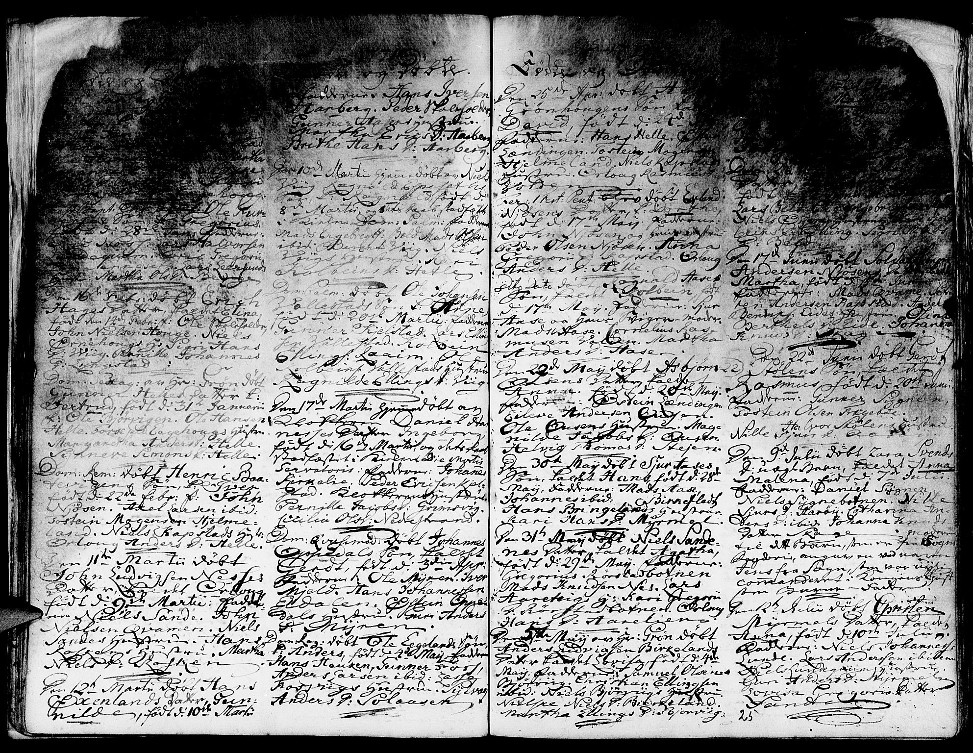 Gaular sokneprestembete, AV/SAB-A-80001/H/Haa: Parish register (official) no. A 1, 1755-1785, p. 25