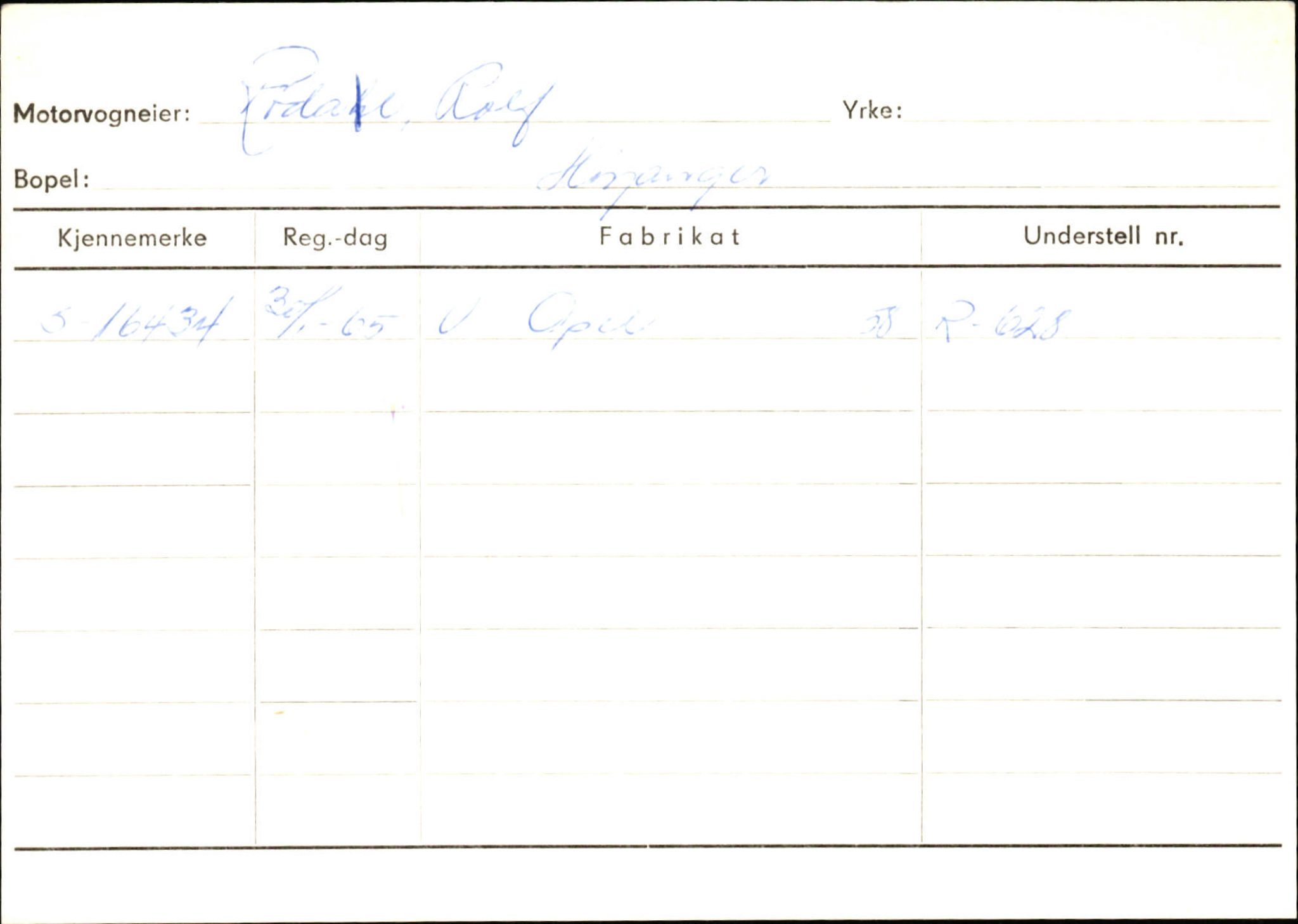 Statens vegvesen, Sogn og Fjordane vegkontor, AV/SAB-A-5301/4/F/L0131: Eigarregister Høyanger P-Å. Stryn S-Å, 1945-1975, p. 82