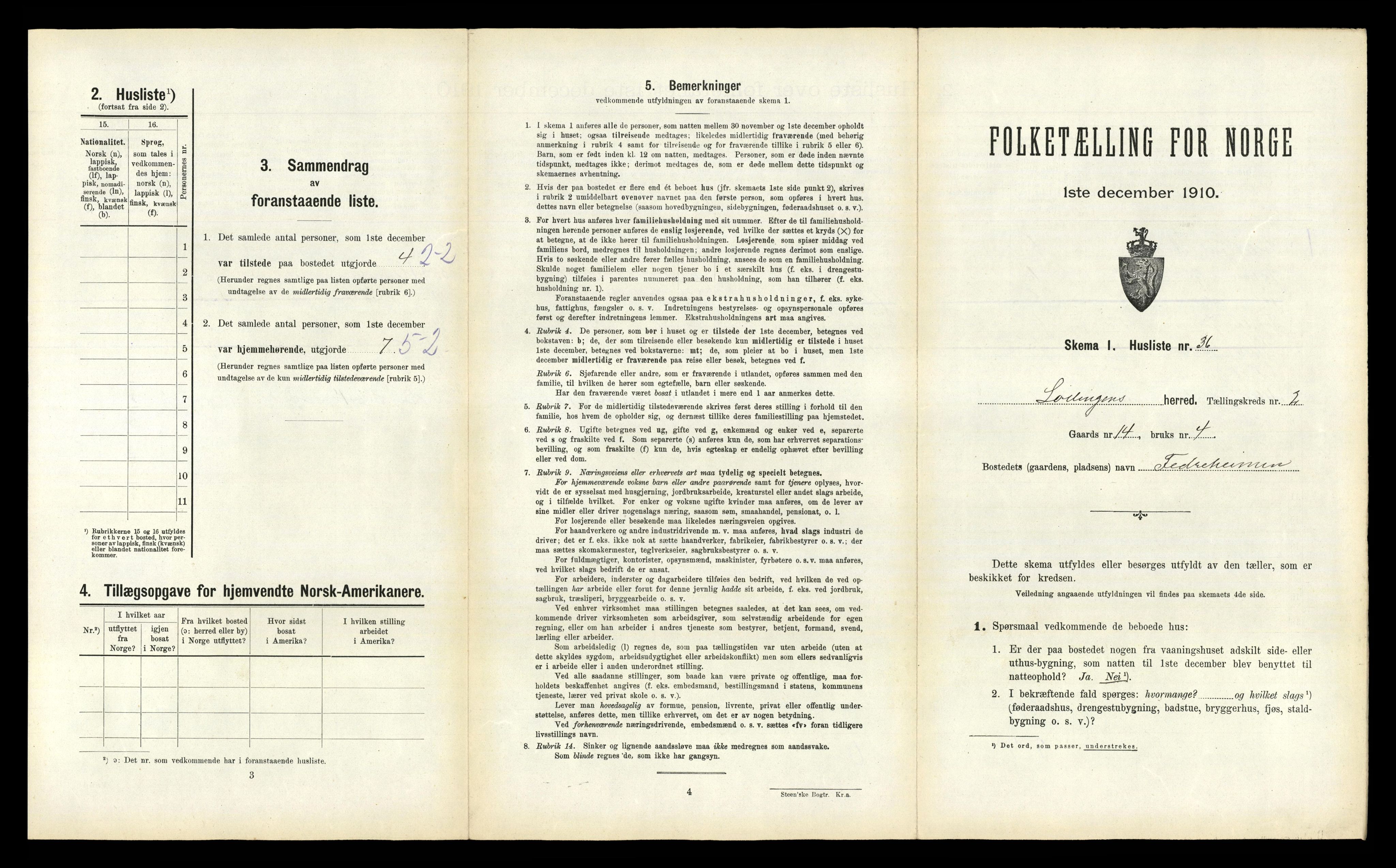 RA, 1910 census for Lødingen, 1910, p. 221