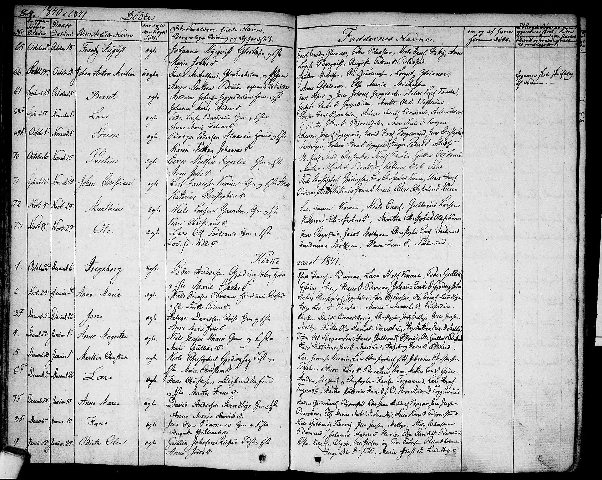Hurdal prestekontor Kirkebøker, SAO/A-10889/F/Fa/L0004: Parish register (official) no. I 4, 1828-1845, p. 84