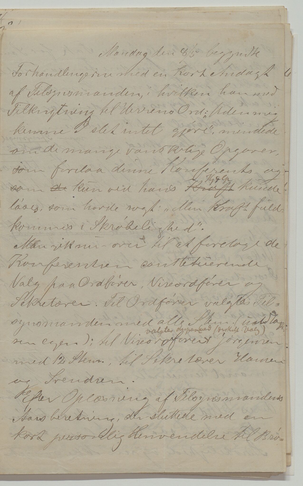 Det Norske Misjonsselskap - hovedadministrasjonen, VID/MA-A-1045/D/Da/Daa/L0036/0001: Konferansereferat og årsberetninger / Konferansereferat fra Madagaskar Innland., 1882