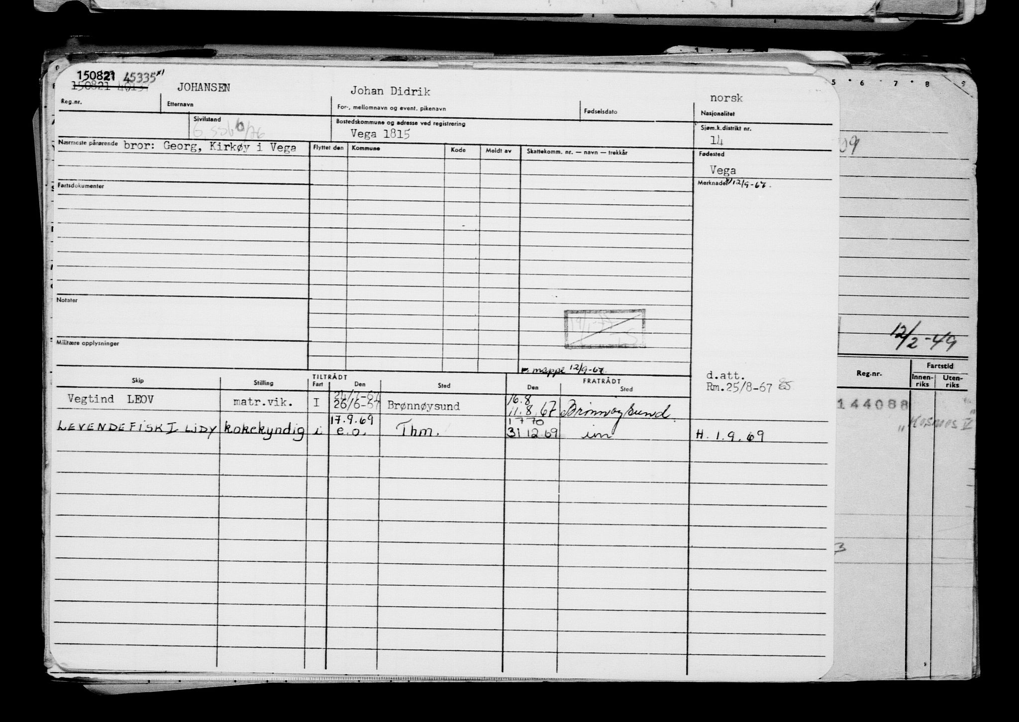 Direktoratet for sjømenn, AV/RA-S-3545/G/Gb/L0197: Hovedkort, 1921, p. 90