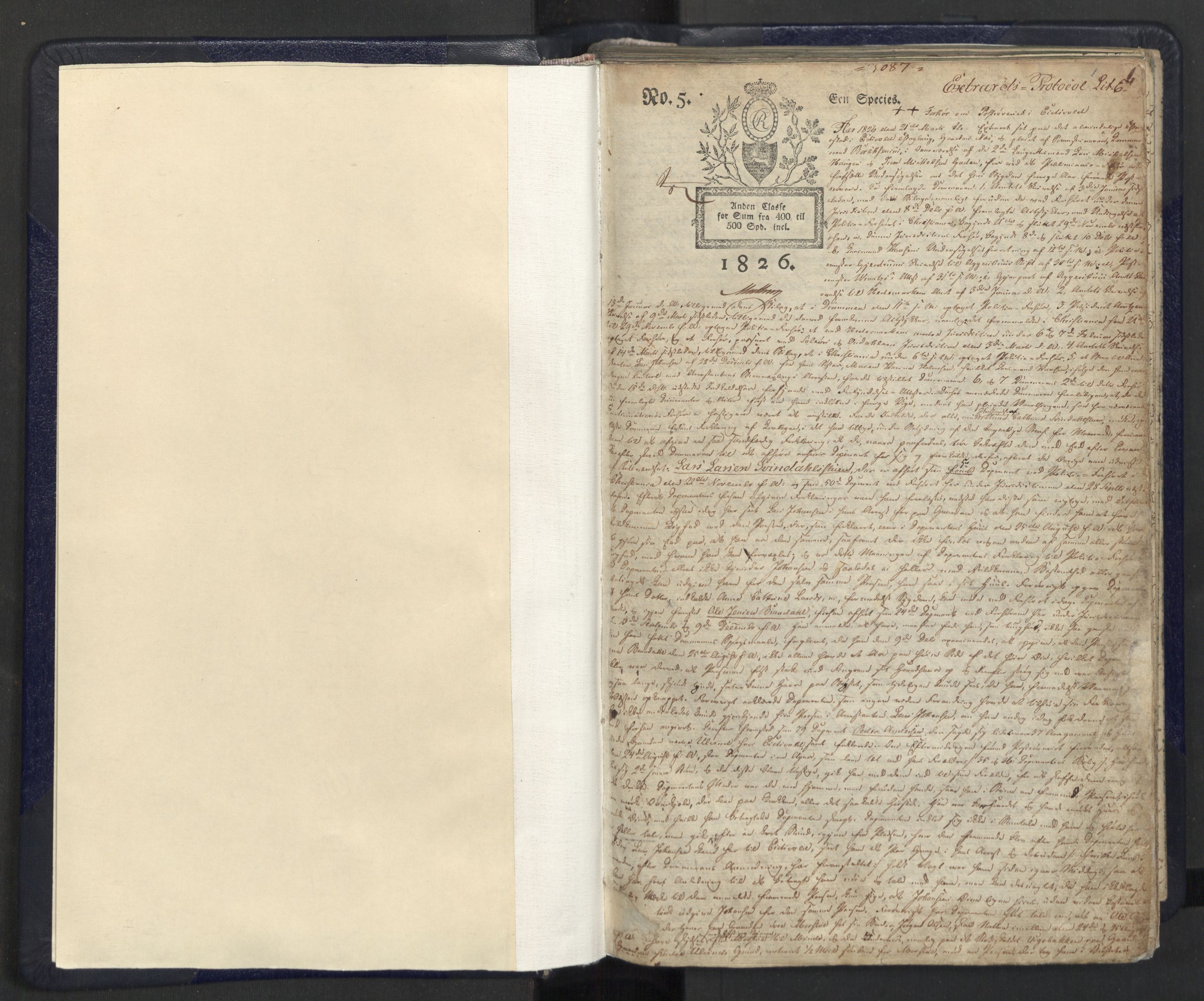 Øvre Romerike sorenskriveri, SAO/A-10649/F/Fc/Fca/L0014: Ekstrarettsprotokoll 14, 1826-1832, p. 0b-1a