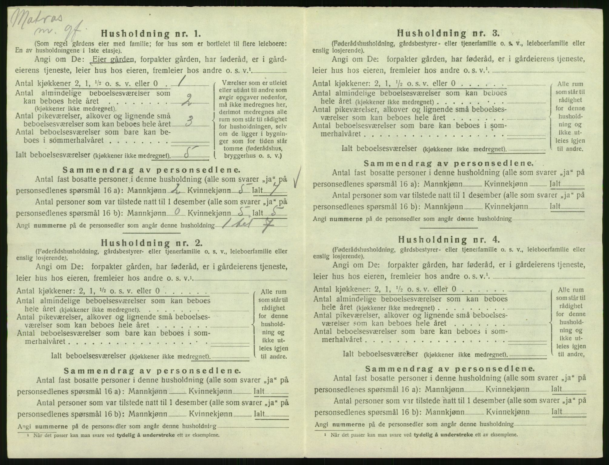 SAT, 1920 census for Skjerstad, 1920, p. 630