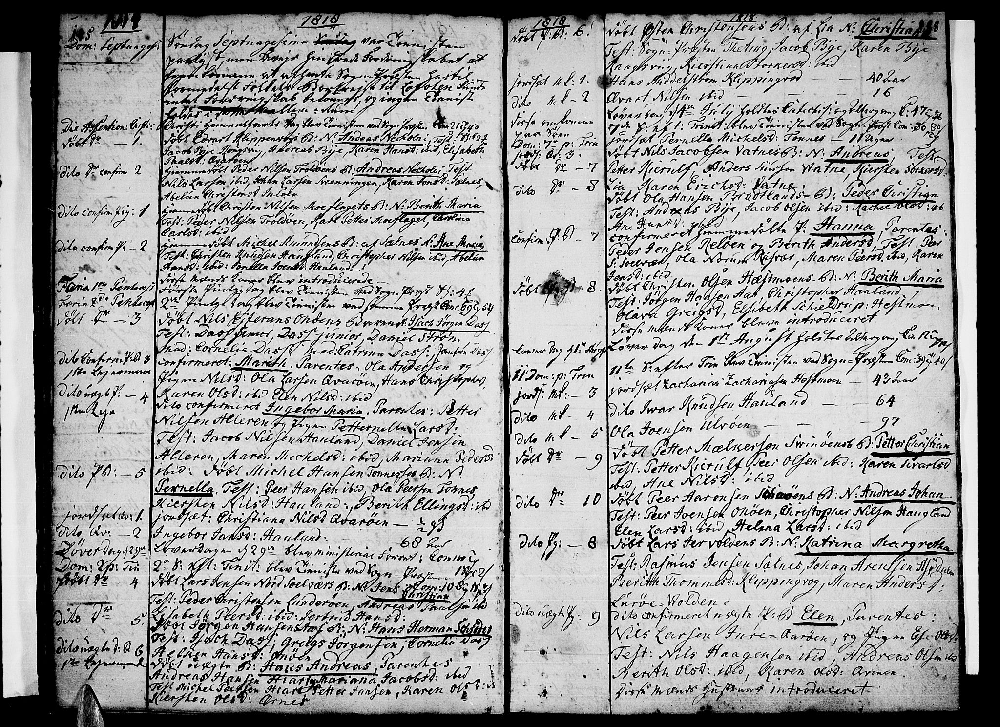 Ministerialprotokoller, klokkerbøker og fødselsregistre - Nordland, SAT/A-1459/839/L0563: Parish register (official) no. 839A01 /1, 1767-1824, p. 185-186