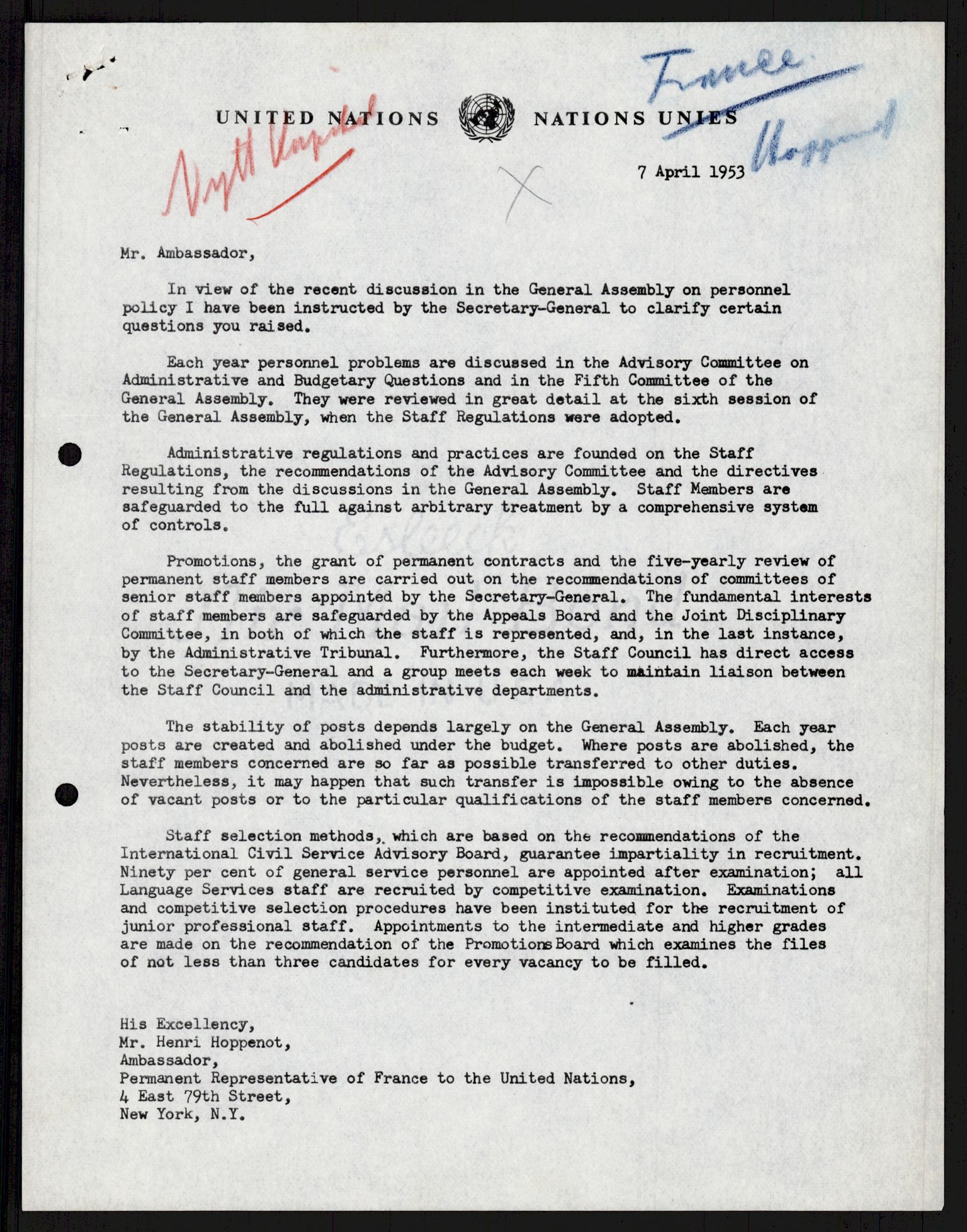 Lie, Trygve, AV/RA-PA-1407/D/L0014: Generalsekretærens papirer., 1947-1953, p. 12