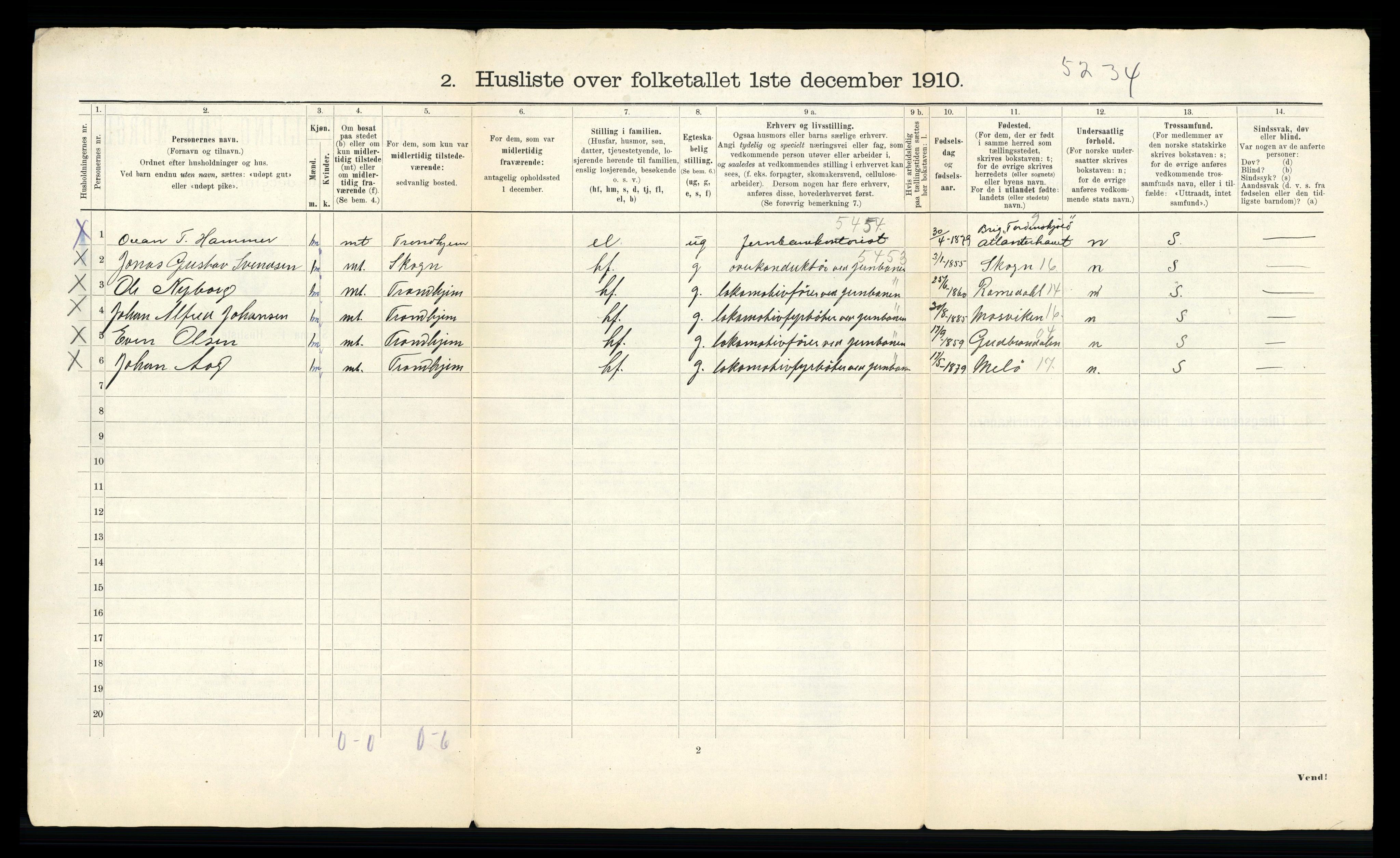 RA, 1910 census for Egge, 1910, p. 28