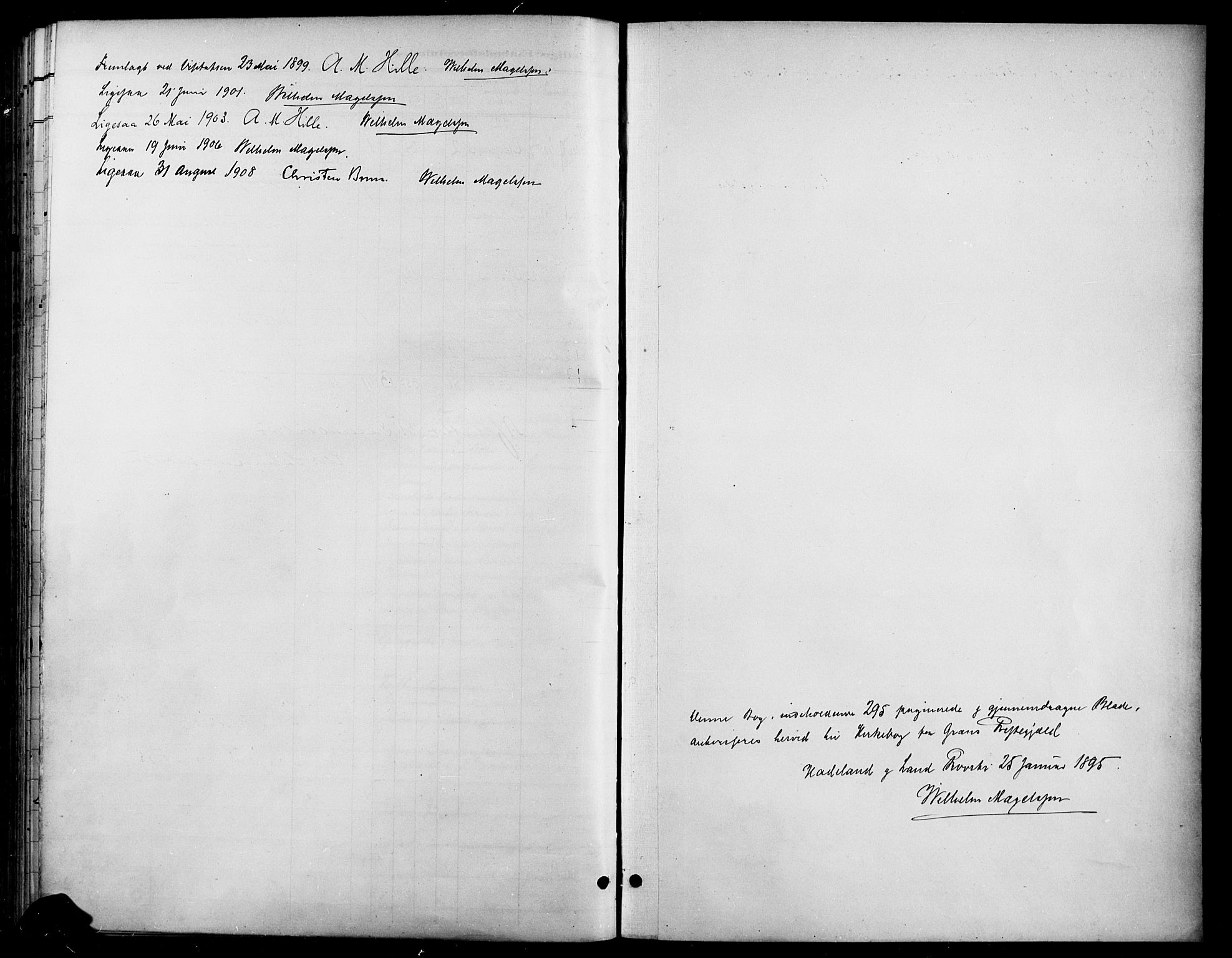 Gran prestekontor, SAH/PREST-112/H/Ha/Haa/L0019: Parish register (official) no. 19, 1898-1907