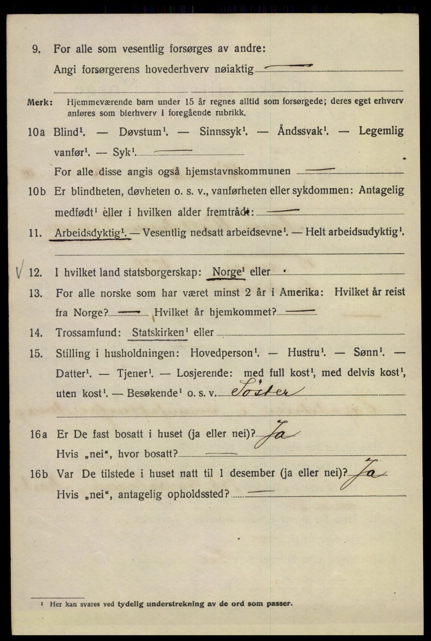 SAO, 1920 census for Kristiania, 1920, p. 652718