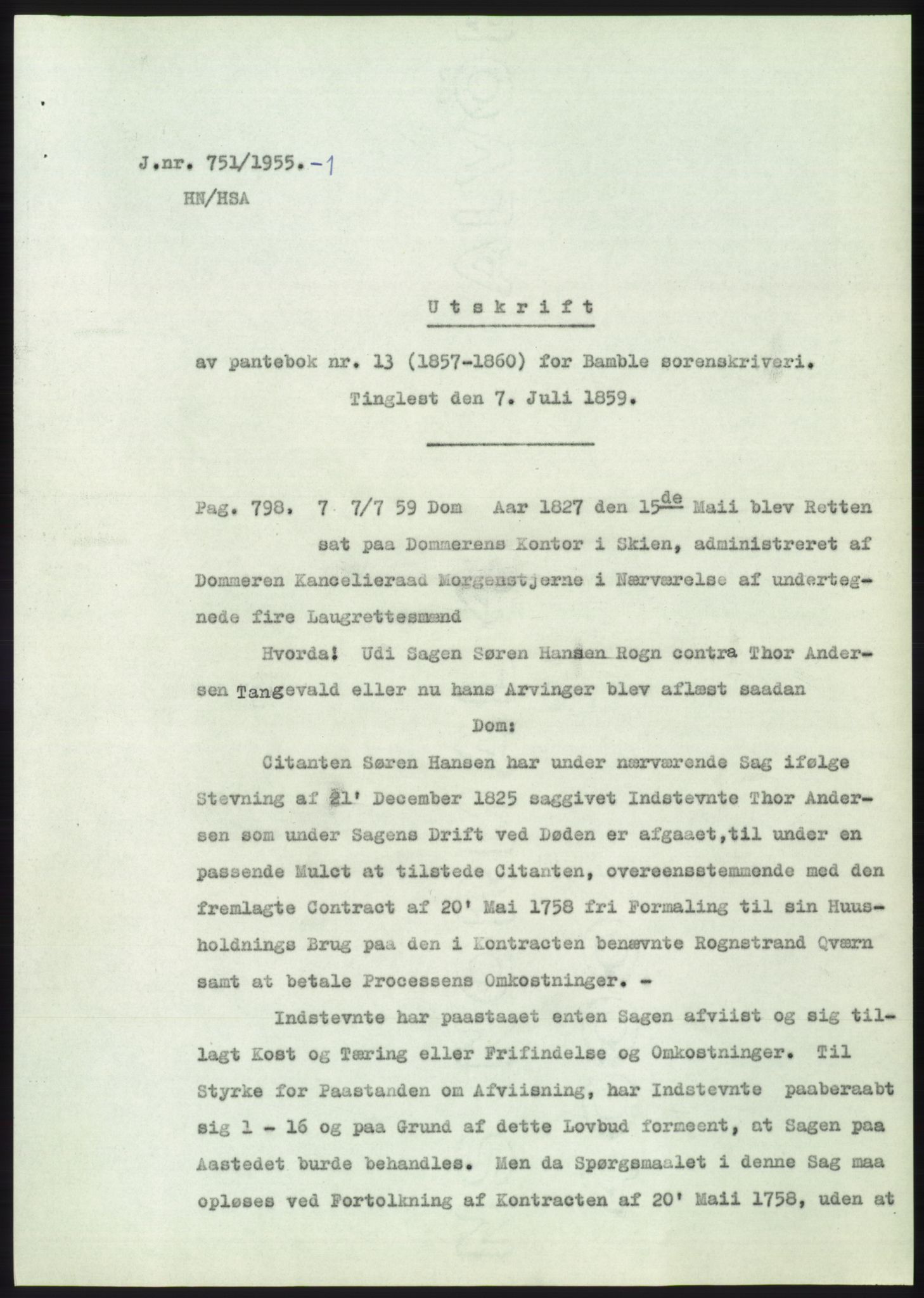 Statsarkivet i Kongsberg, SAKO/A-0001, 1955, p. 171