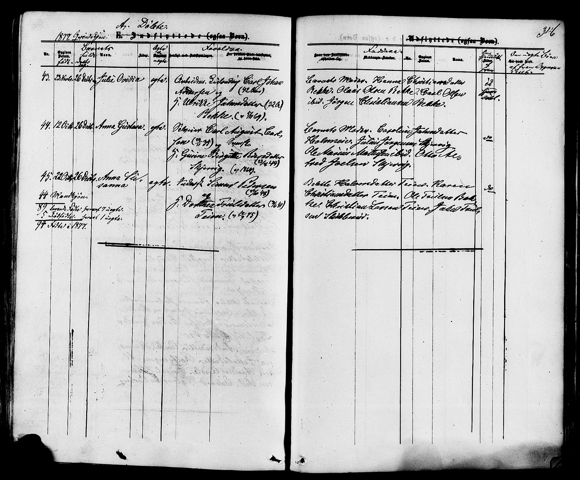 Sande Kirkebøker, AV/SAKO-A-53/F/Fa/L0005: Parish register (official) no. 5, 1865-1877, p. 346