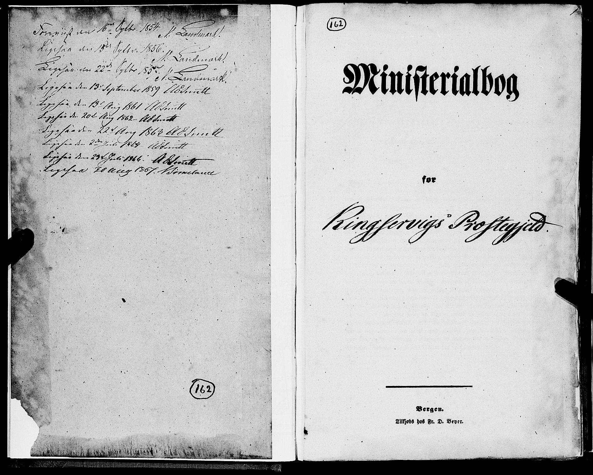 Ullensvang sokneprestembete, SAB/A-78701/H/Haa: Parish register (official) no. A 11, 1854-1866