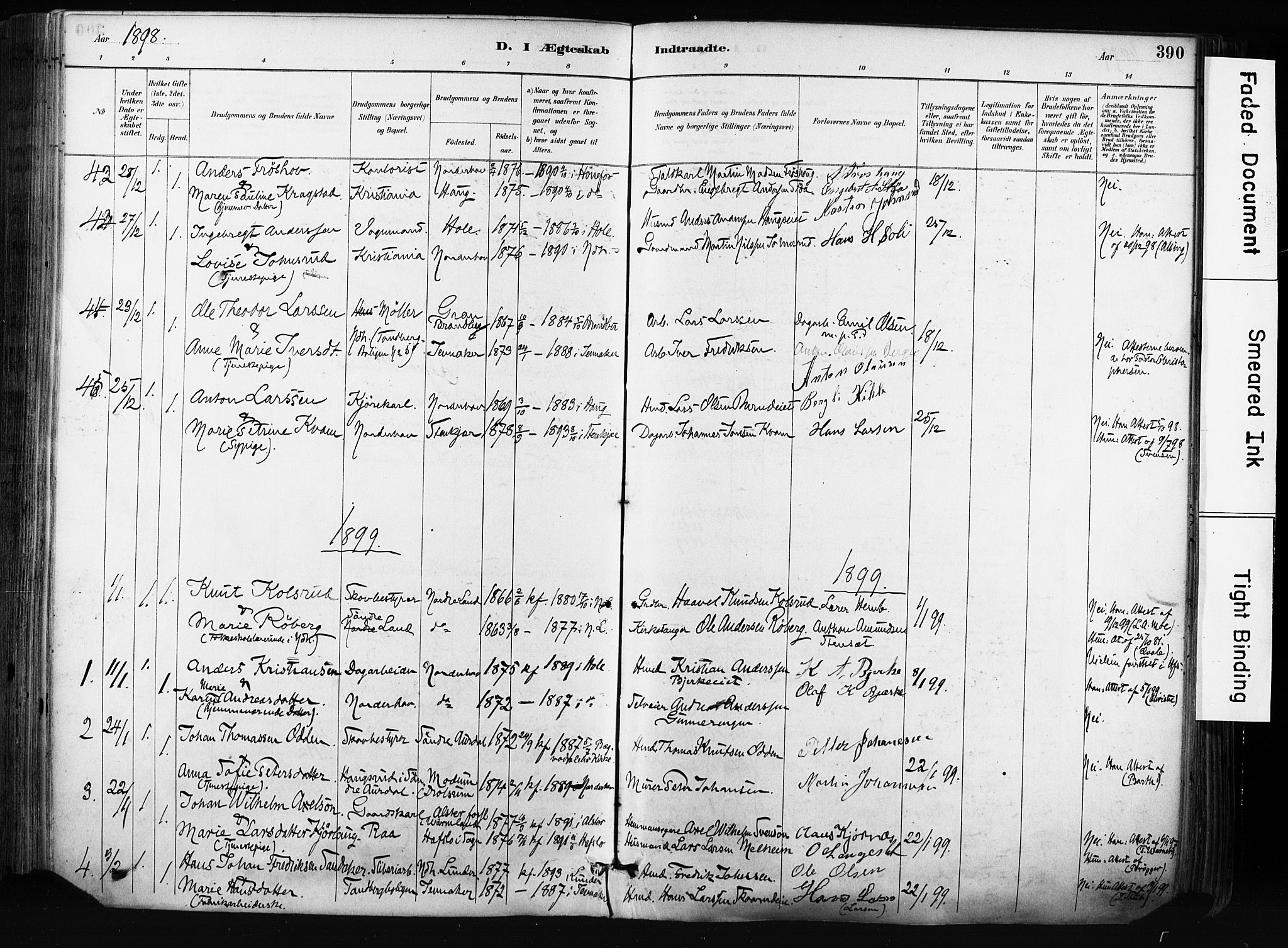 Norderhov kirkebøker, SAKO/A-237/F/Fa/L0016: Parish register (official) no. 16, 1885-1902, p. 390