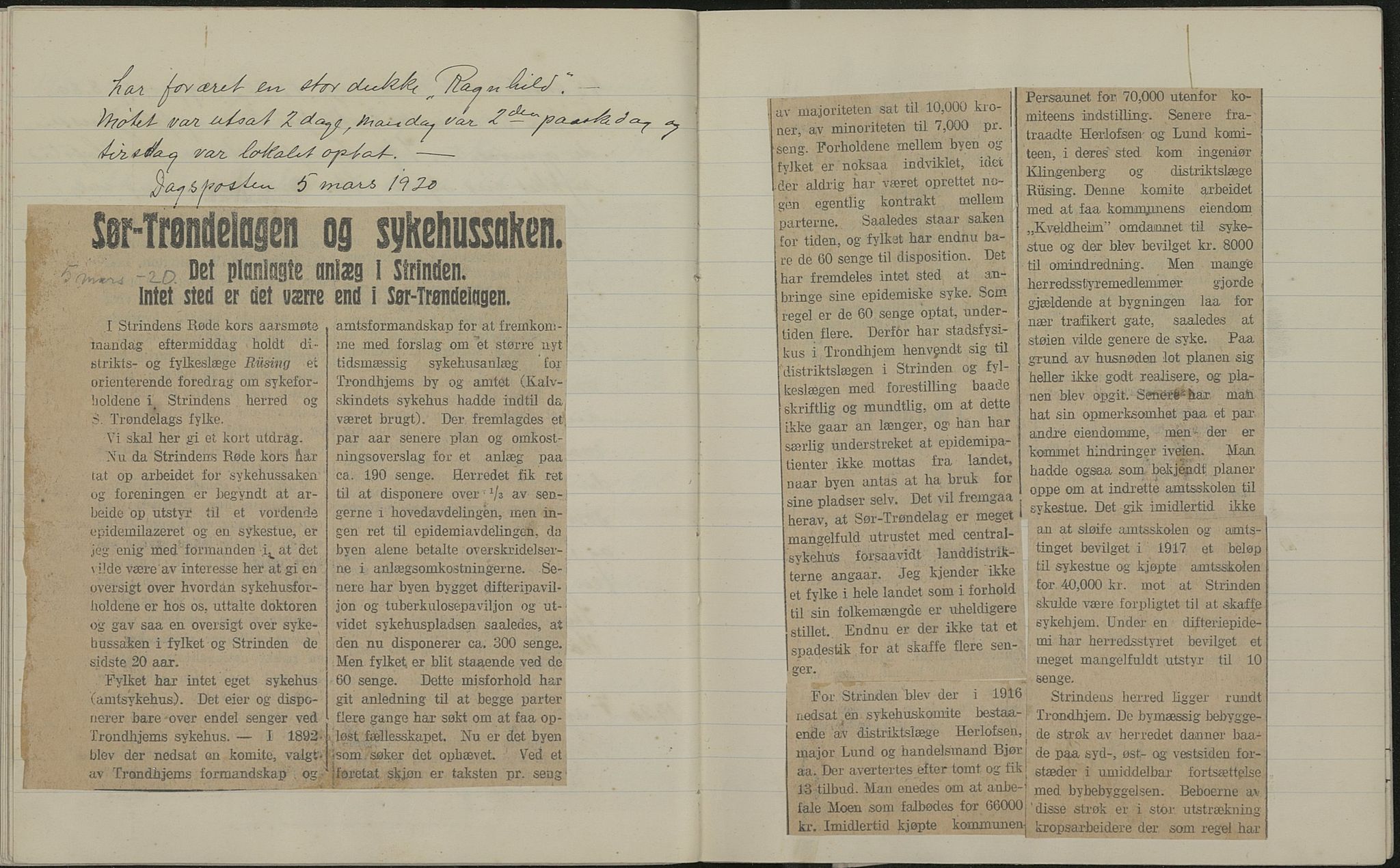 Trondheim Røde Kors, TRKO/PA-1204/A/Ab/L0003: Dagbok forStrinda Røde Kors, 1914-1925, p. 49