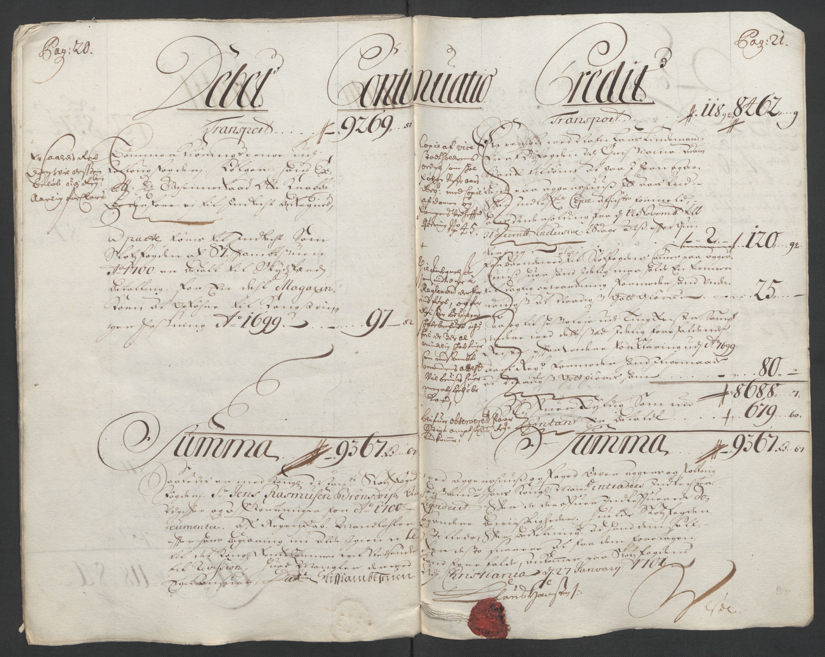 Rentekammeret inntil 1814, Reviderte regnskaper, Fogderegnskap, AV/RA-EA-4092/R10/L0443: Fogderegnskap Aker og Follo, 1700, p. 23