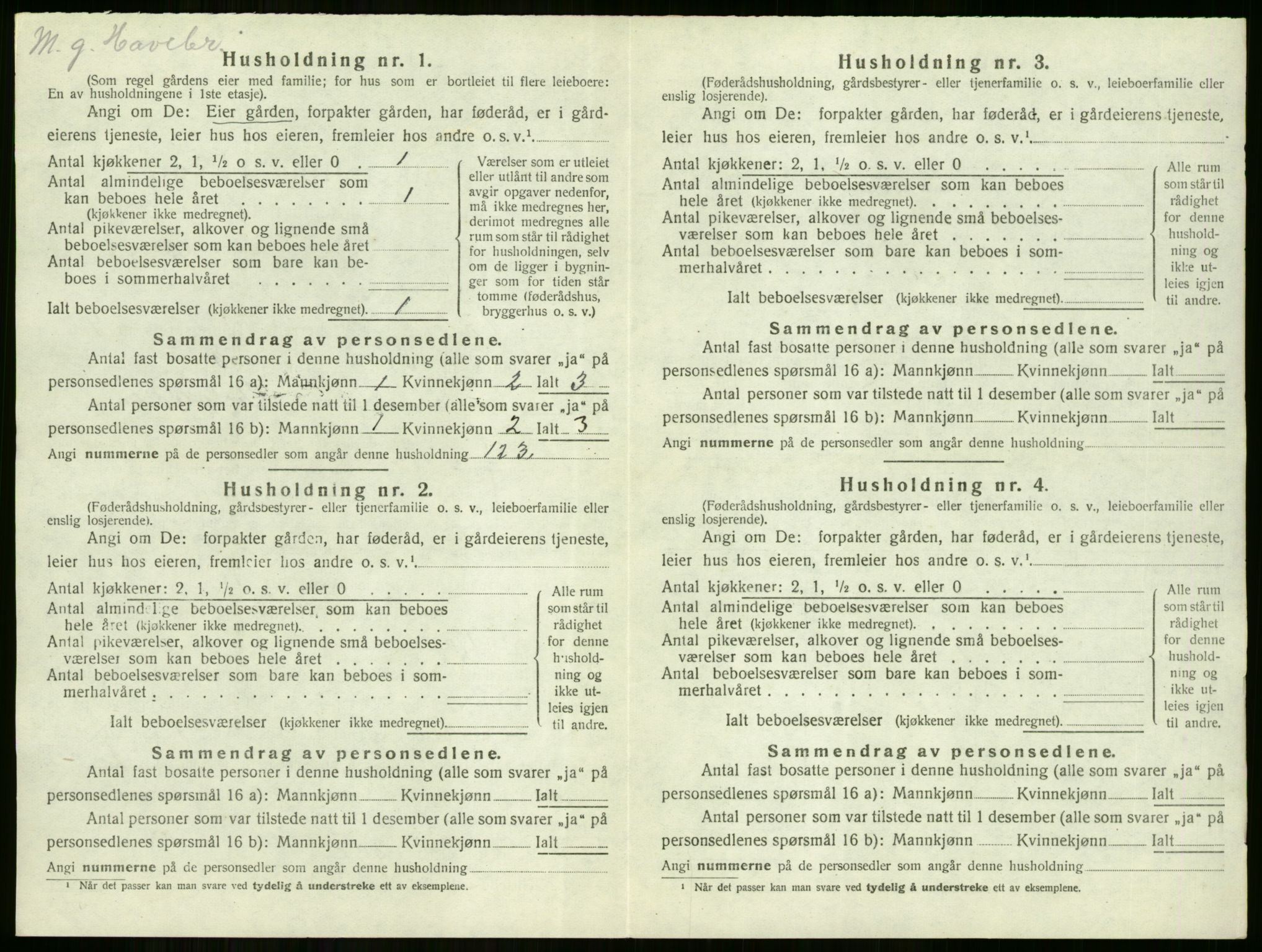 SAKO, 1920 census for Hole, 1920, p. 541