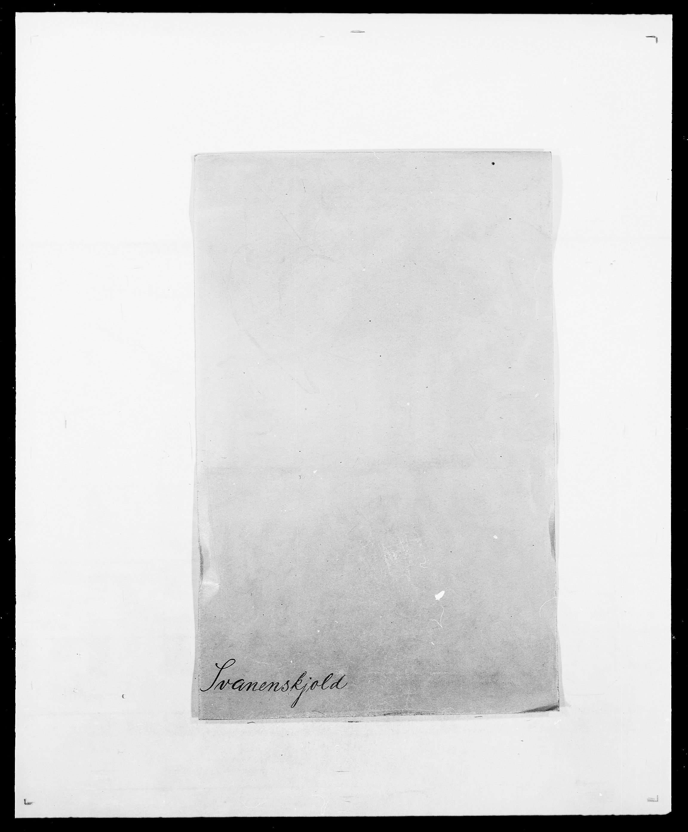 Delgobe, Charles Antoine - samling, SAO/PAO-0038/D/Da/L0038: Svanenskjold - Thornsohn, p. 1
