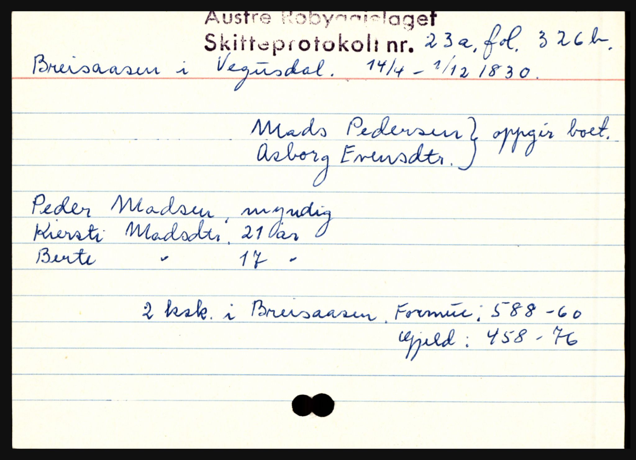 Østre Råbyggelag sorenskriveri, AV/SAK-1221-0016/H, p. 1305