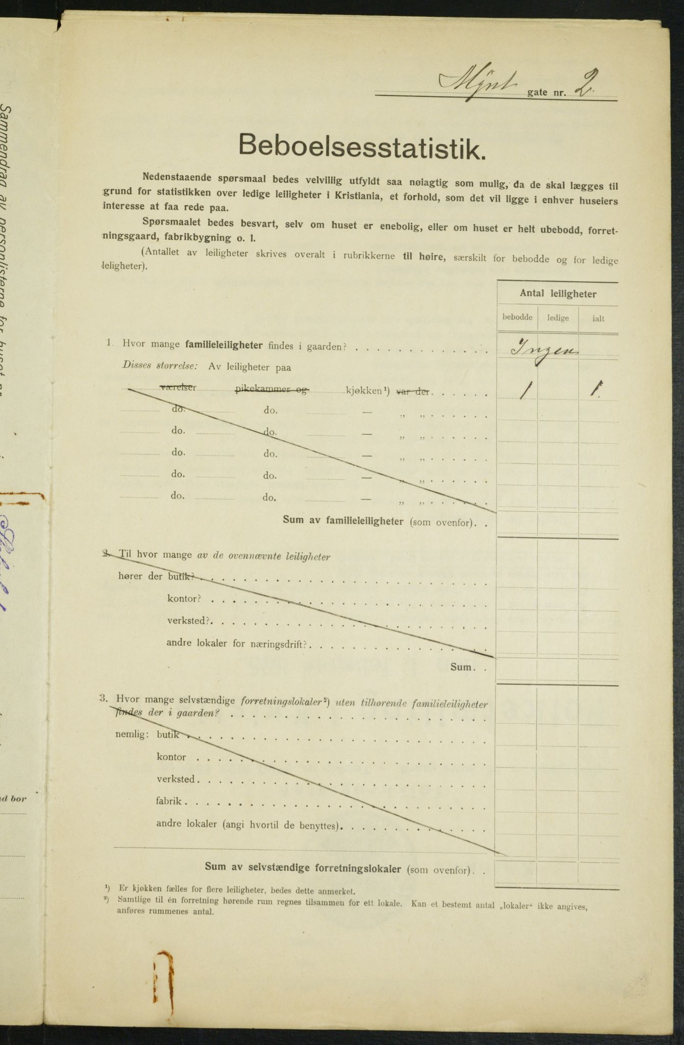 OBA, Municipal Census 1915 for Kristiania, 1915, p. 67774