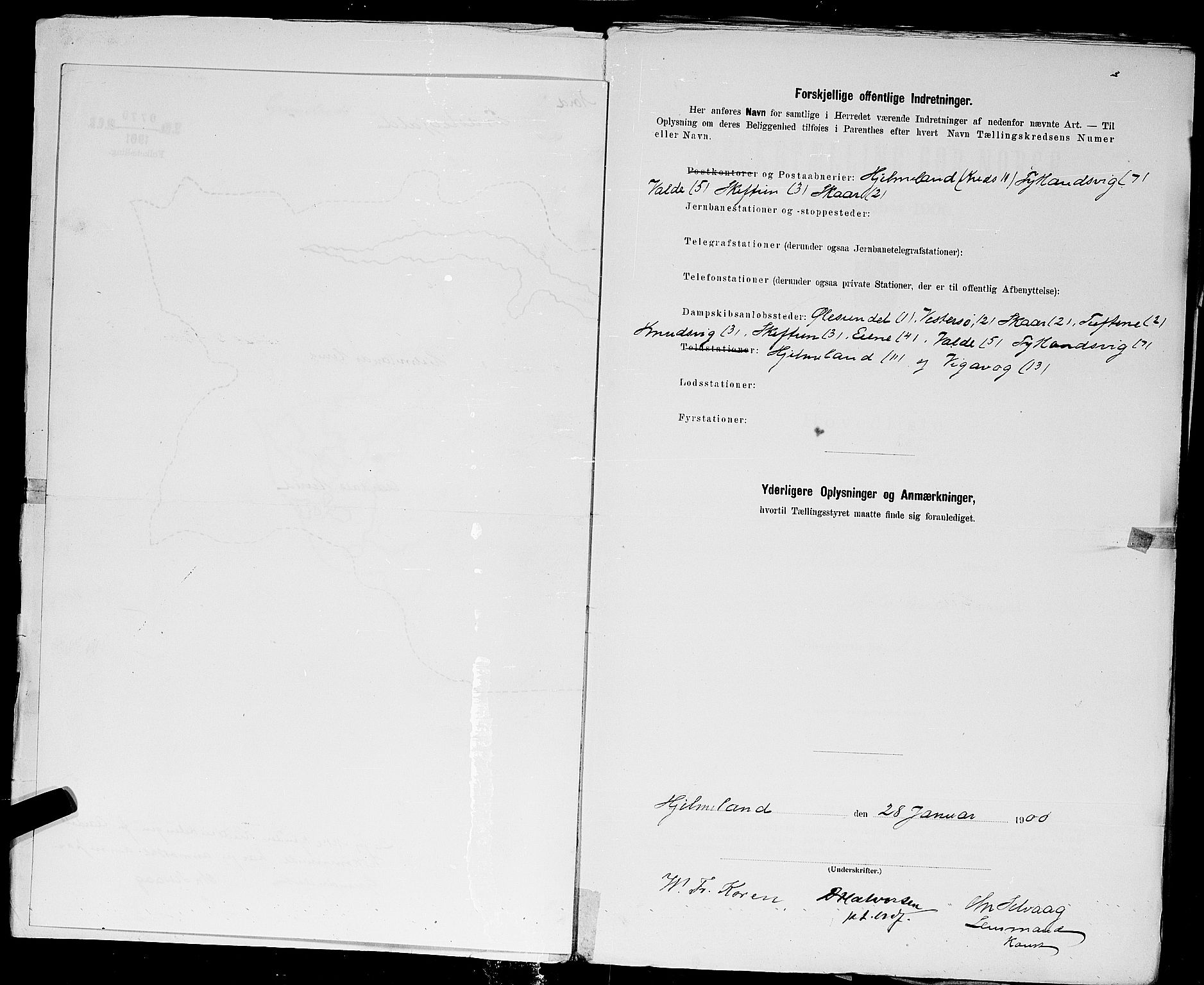 SAST, 1900 census for Hjelmeland, 1900, p. 17
