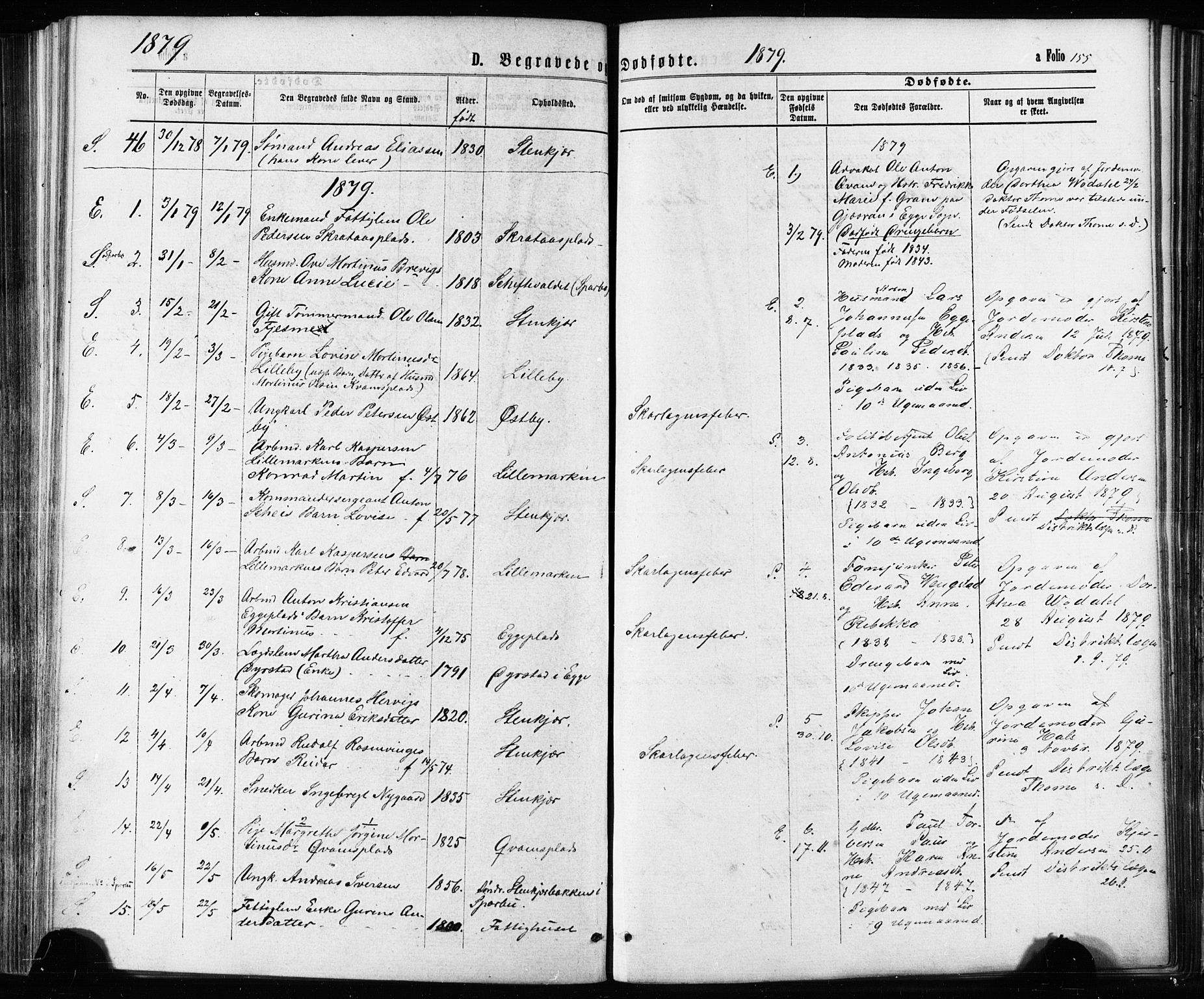 Ministerialprotokoller, klokkerbøker og fødselsregistre - Nord-Trøndelag, SAT/A-1458/739/L0370: Parish register (official) no. 739A02, 1868-1881, p. 155